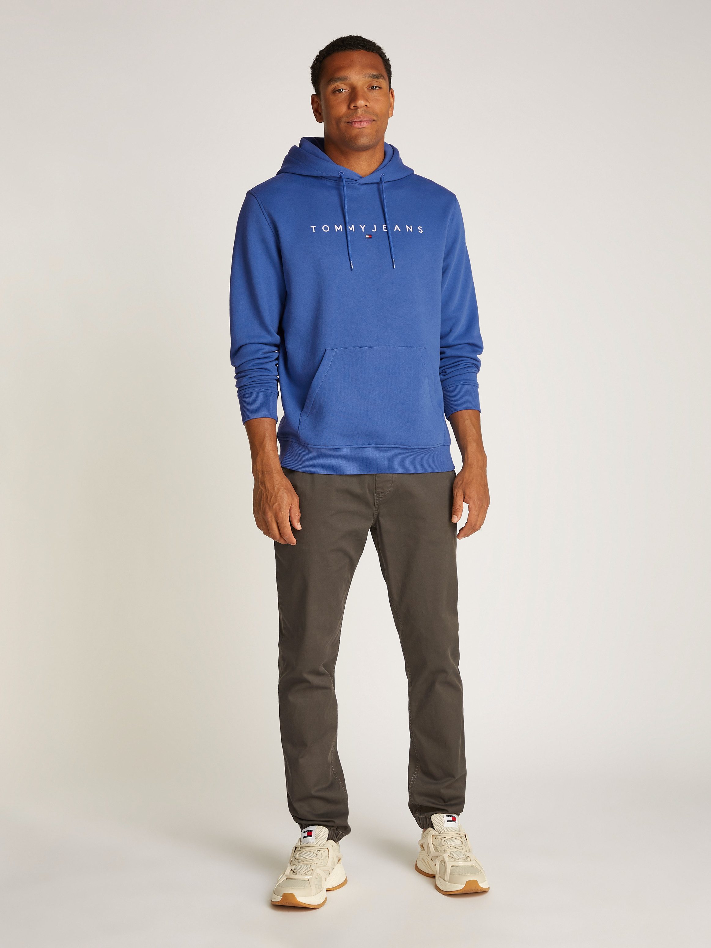 Tommy Jeans Plus Hoodie TJM REG LINEAR LOGO HOODIE EXT