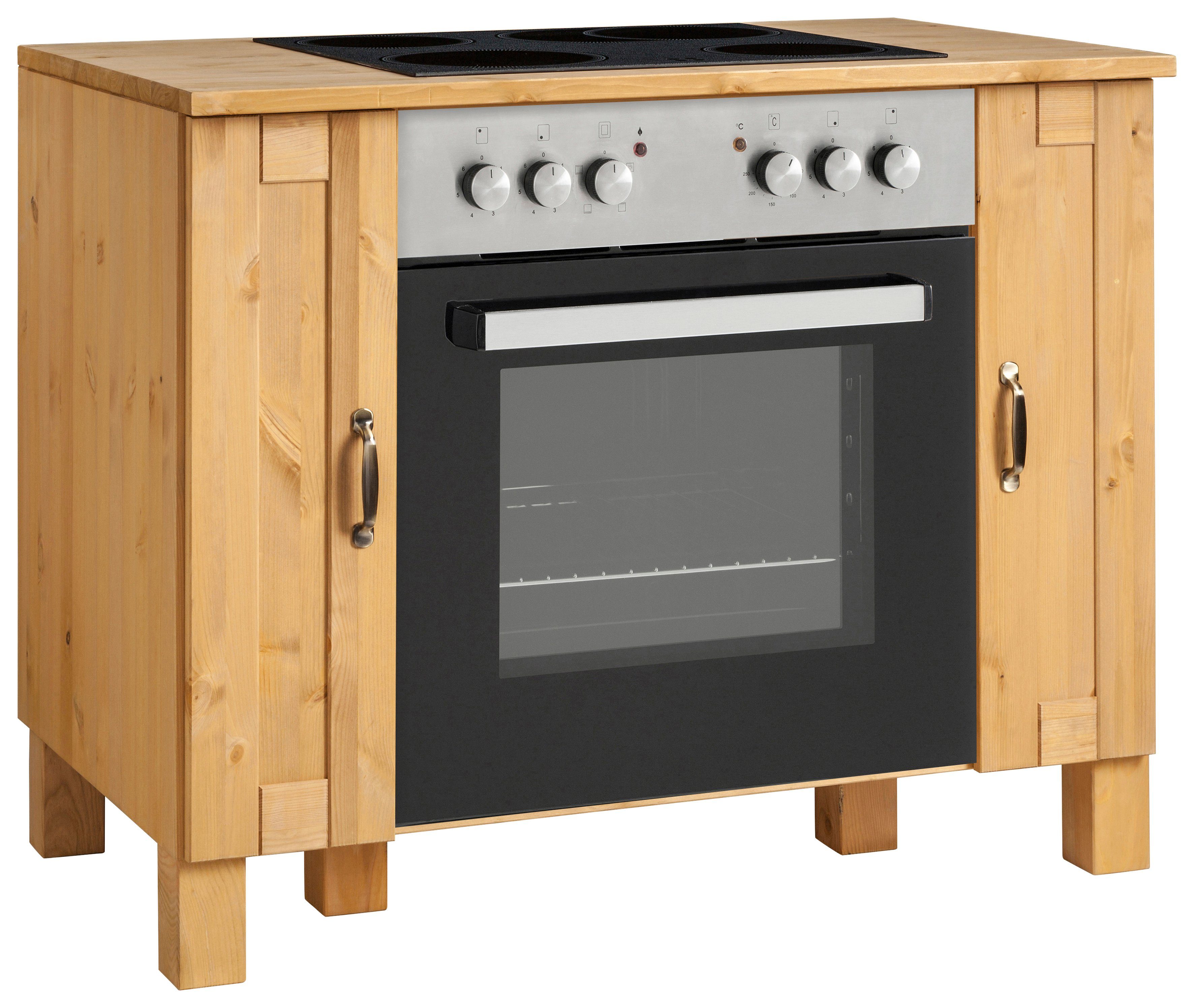 Home affaire Ombouwkast voor oven Alby ombouwkasten maat 100 cm x 85 cm x 60 cm beige