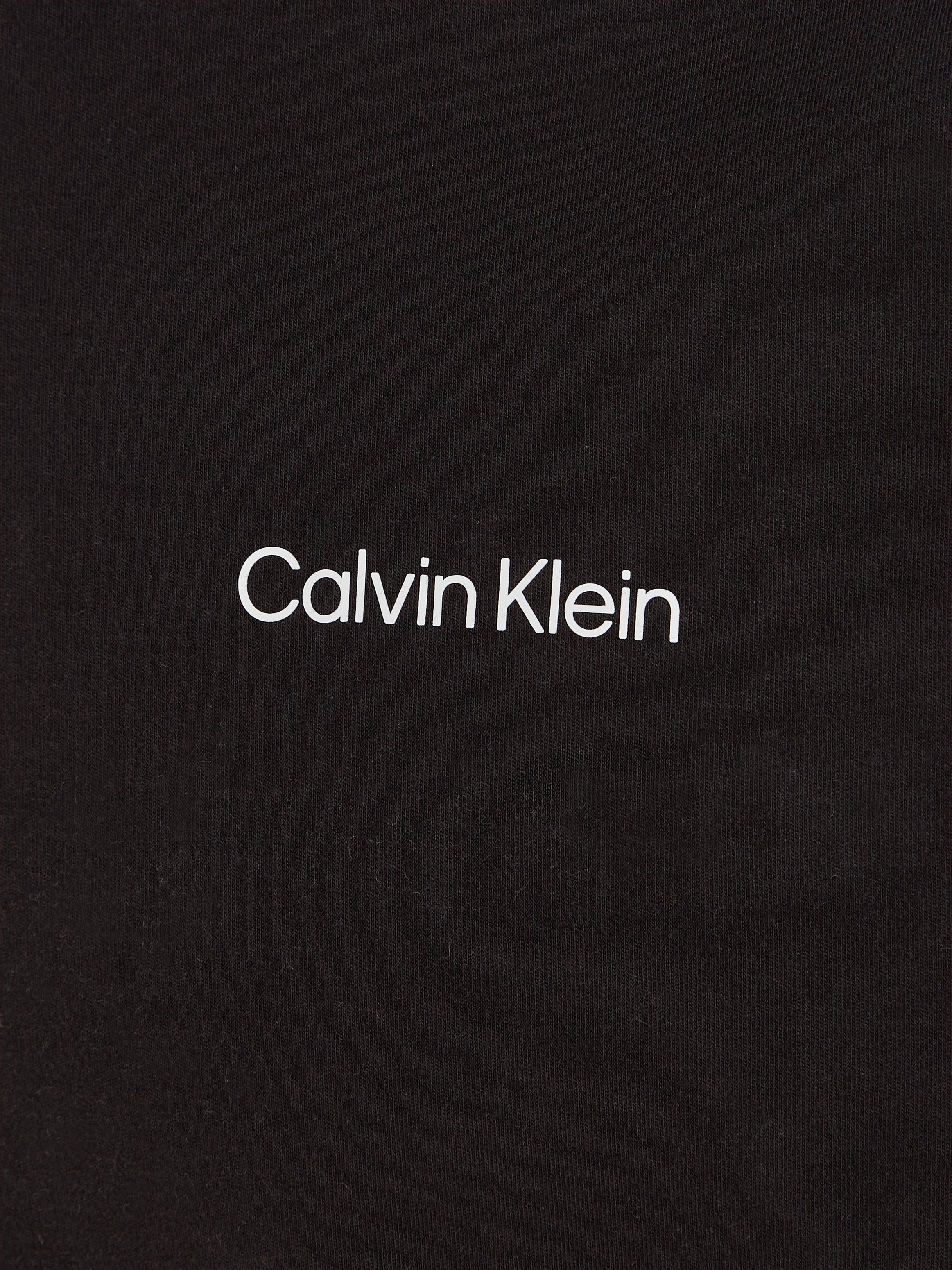 Calvin Klein T-shirt Micro Logo van dikke winterjersey, met logoprint