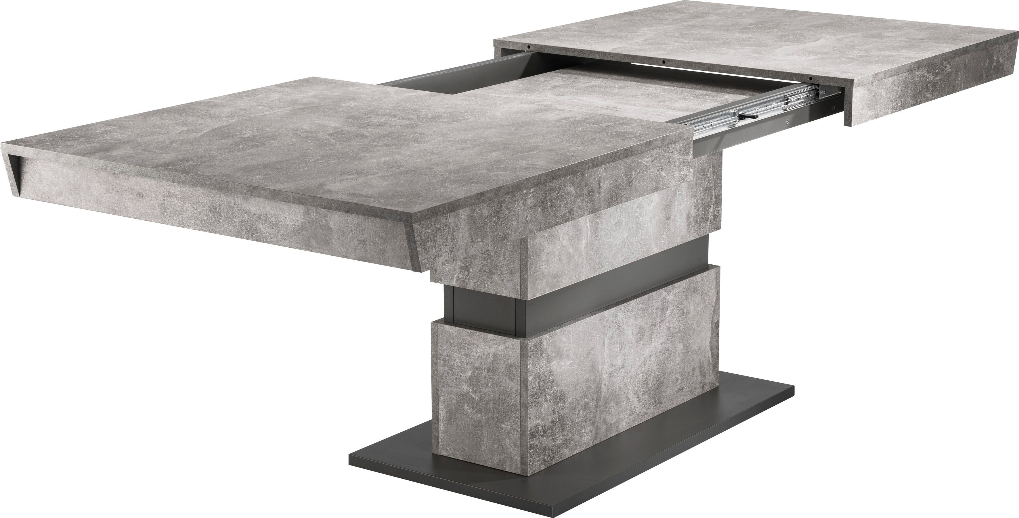 byLIVING Eettafel Matthew met uittrekfunctie, breedte 140-195 cm of 160-215 cm