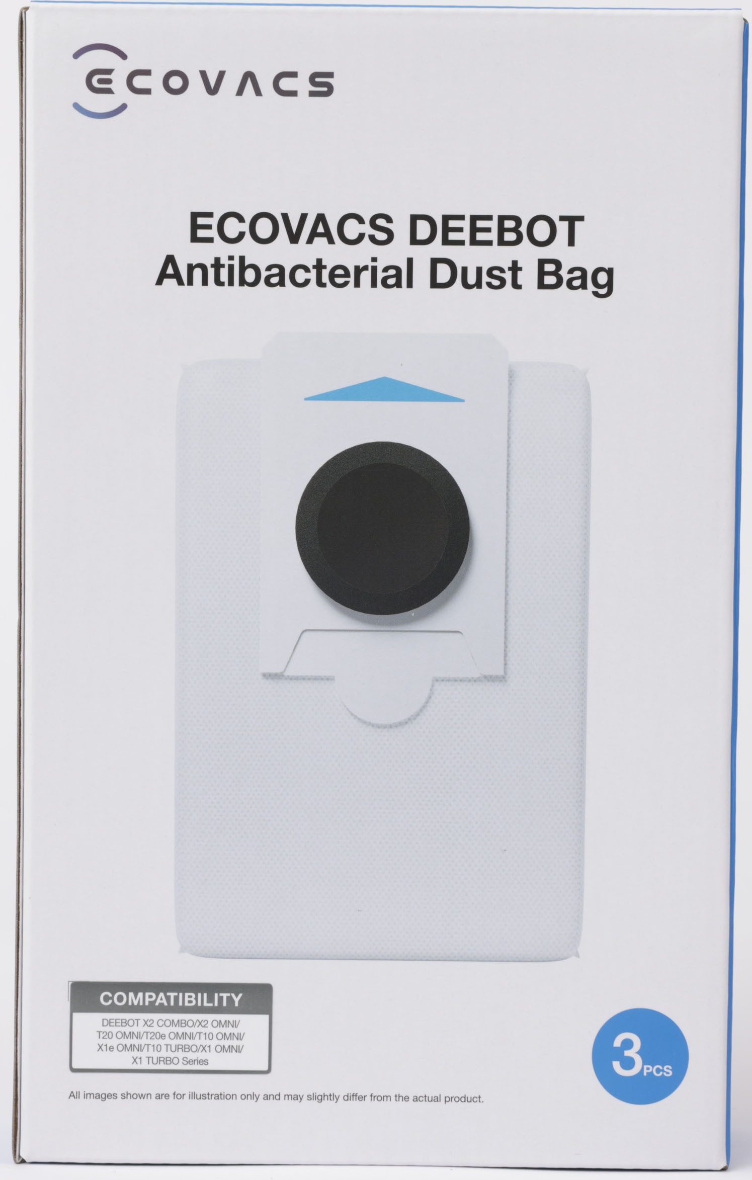 Ecovacs Stofzuigerzak DDB030028 (set, 3 stuks)