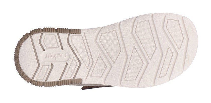 Rieker Slippers zomerschoen, slippers, klittenbandschoen, met klittenbandjes