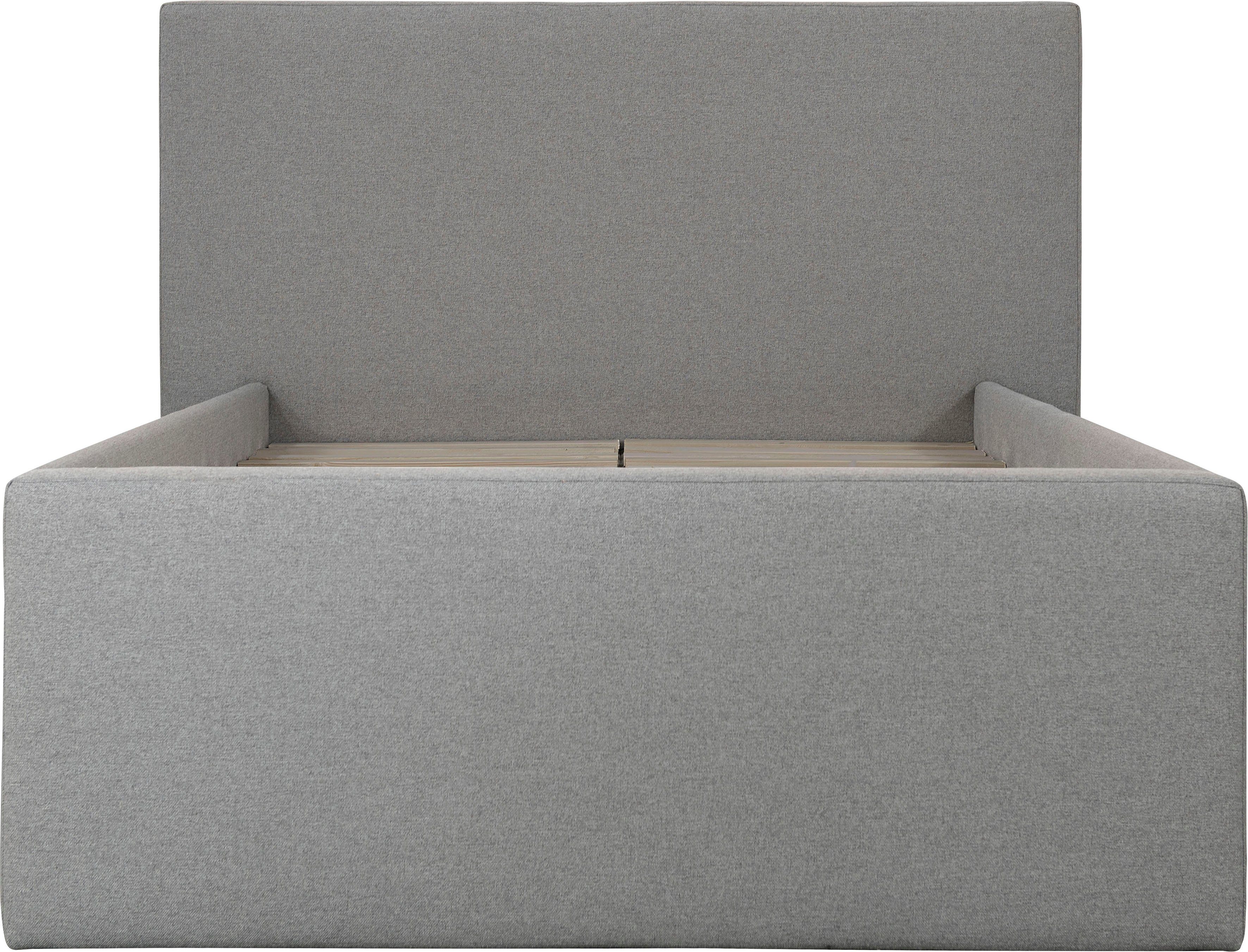 INOSIGN Gestoffeerd bed DALINA rechtlijnig hoofdbord, in 5 breedten, ook in 220 cm lengte