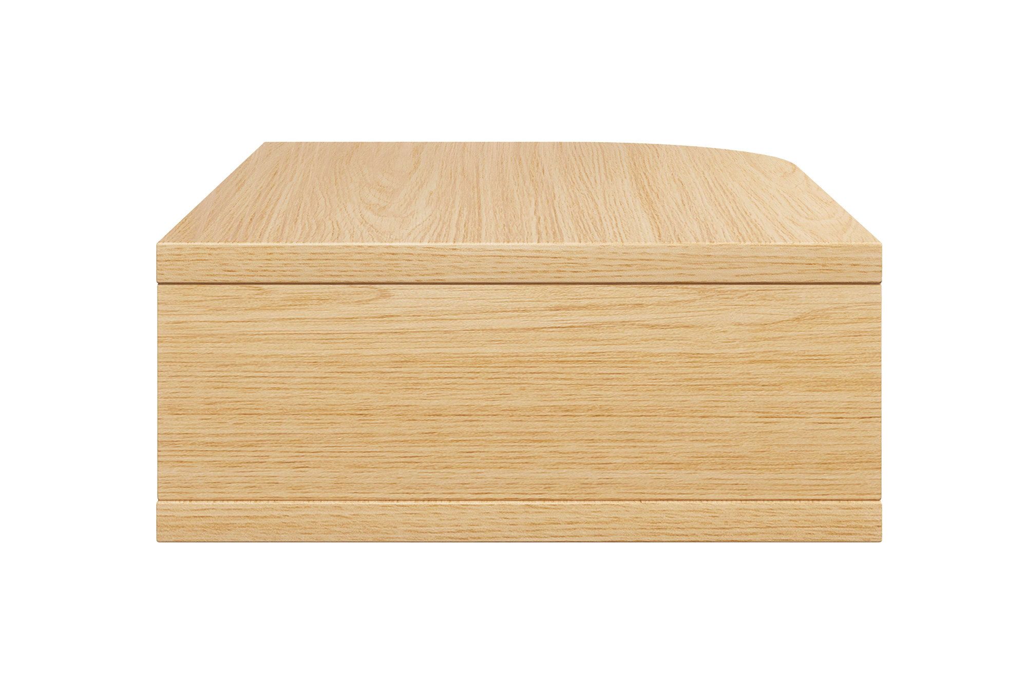 Woodman Nachtkastje Farsta in 3 kleuren, met tambour schuifdeuren, met eikenhout gefineerd