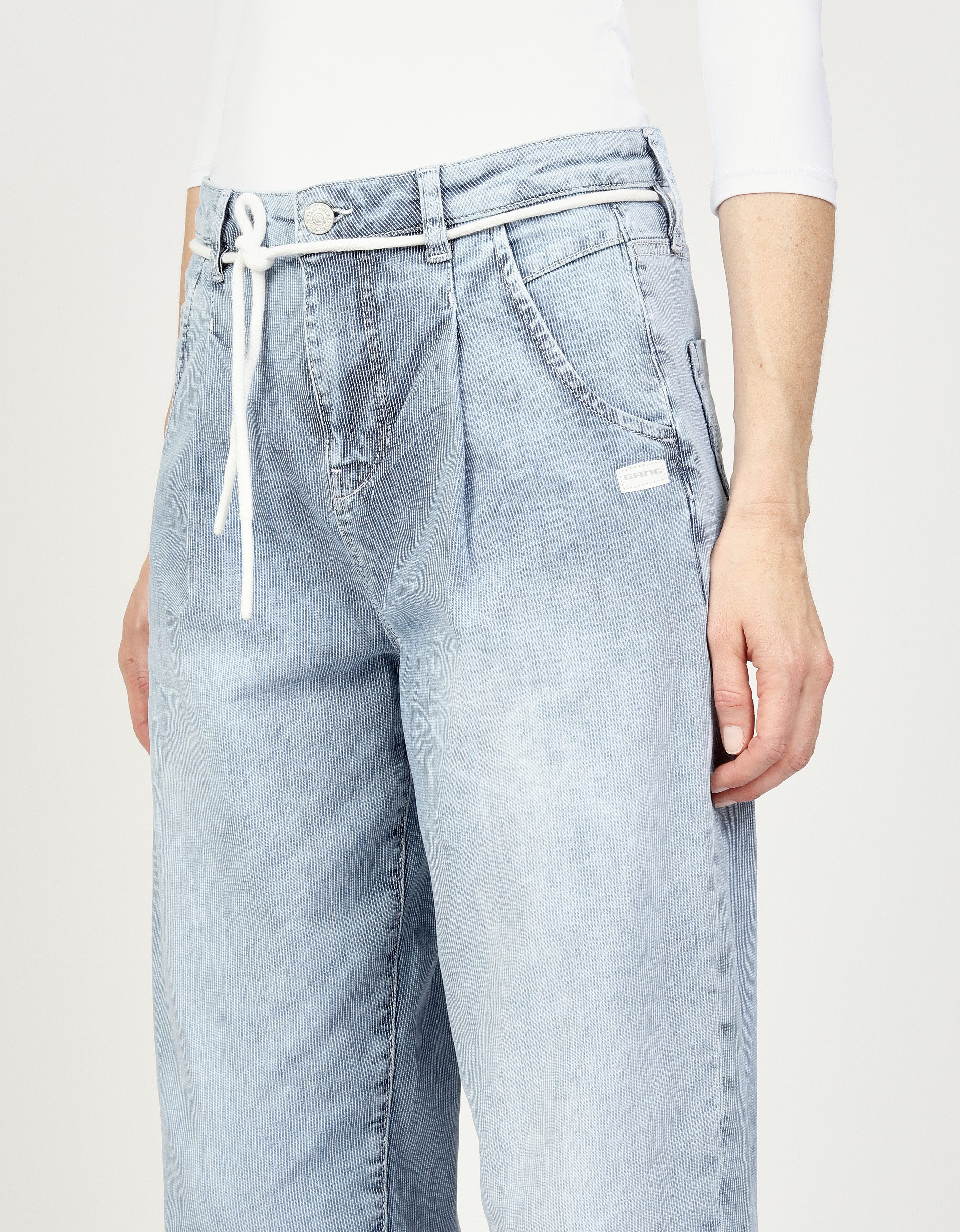 GANG Ankle jeans 94SILVIA JOGGER in ballon-fit, casual wijd o-vorm
