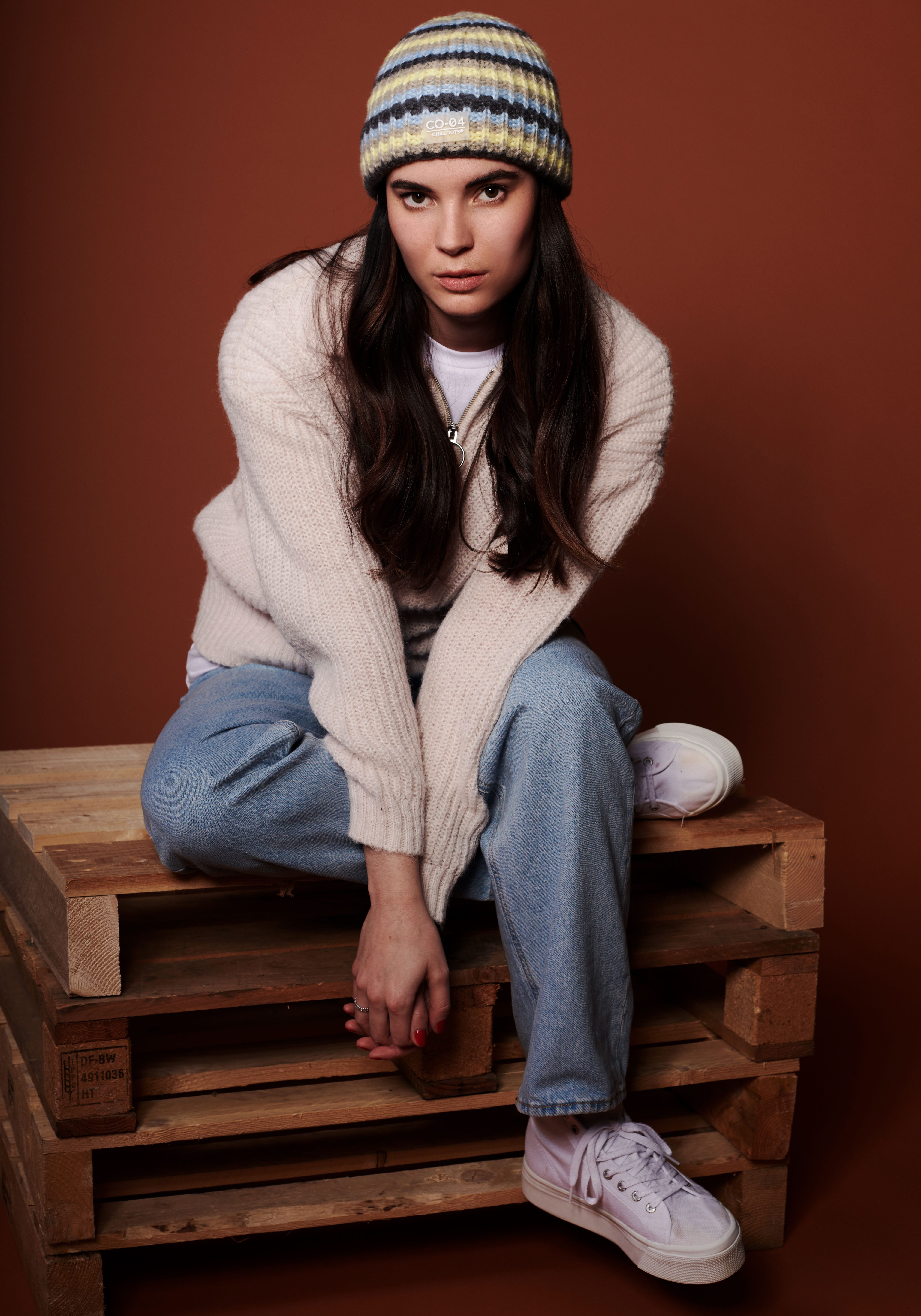 chillouts Beanie Noemi Hat in een trendy retro-look