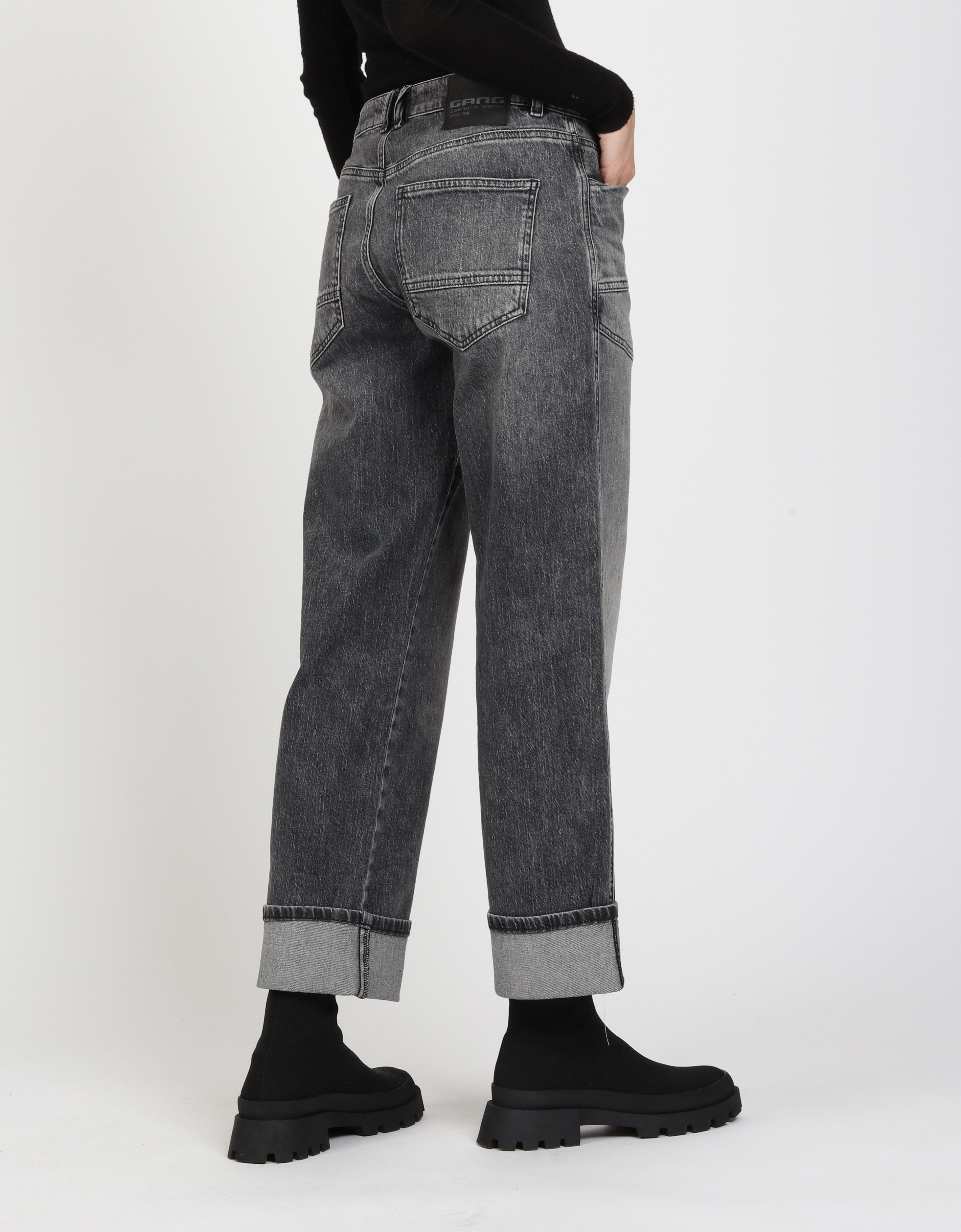 GANG Loose fit jeans 94ROBERTA met oversized opgestikte zakken