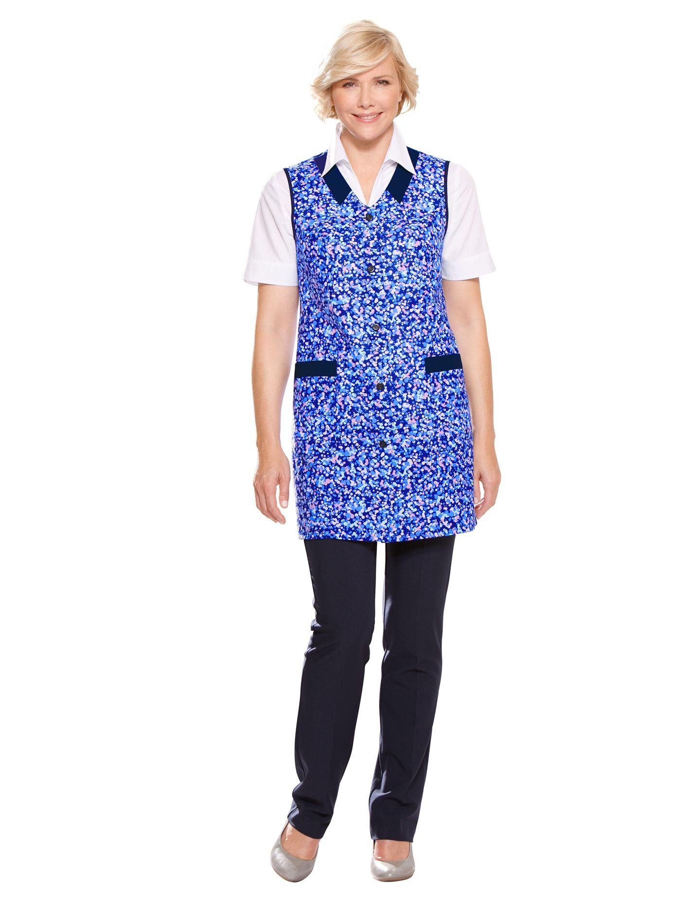 Classic Basics Keukenschort keukentextiel maat 52 blauw