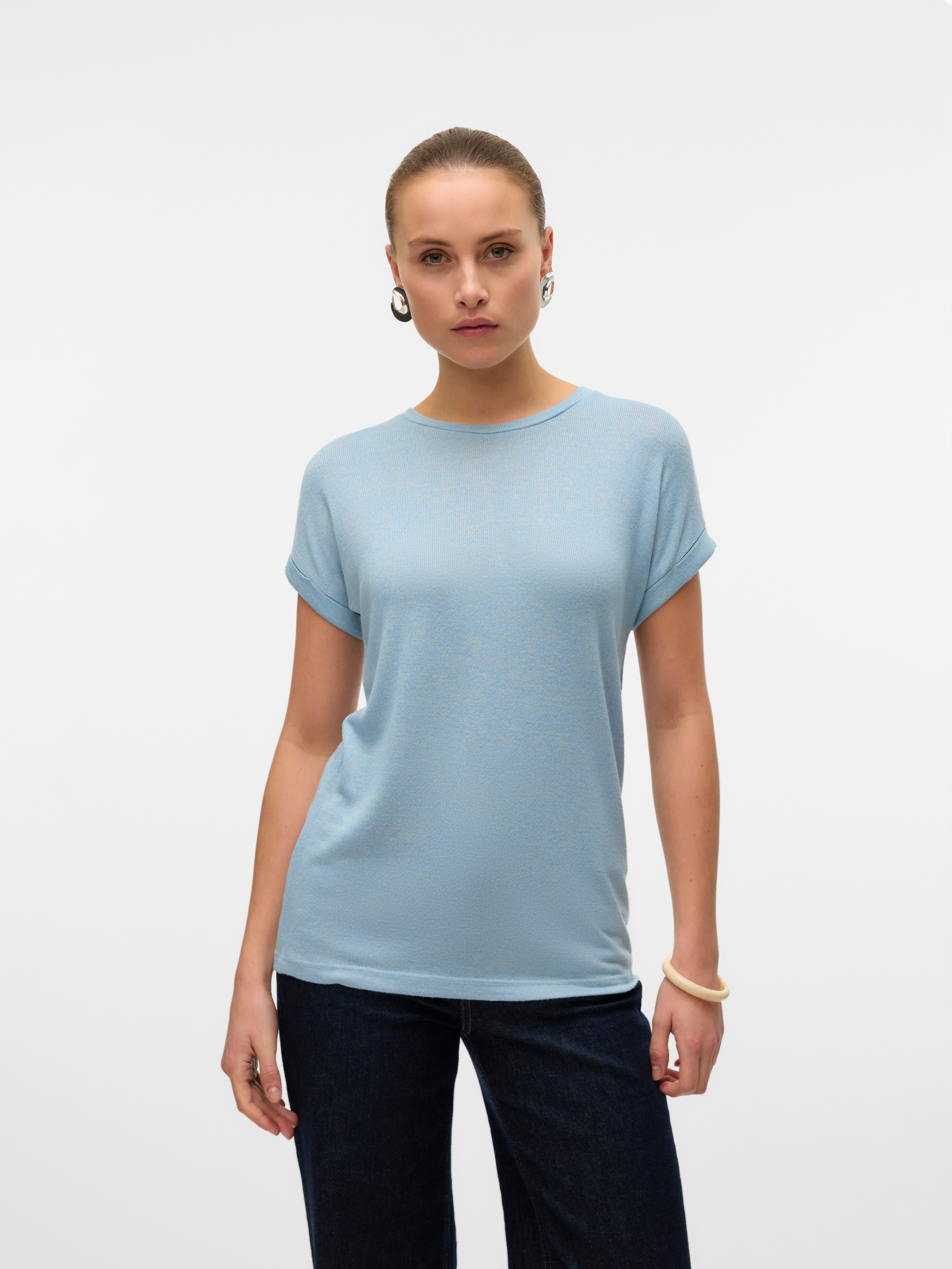 Vero Moda Trui met korte mouwen VMBRIANNA SS O-NECK PULLOVER BOO REP