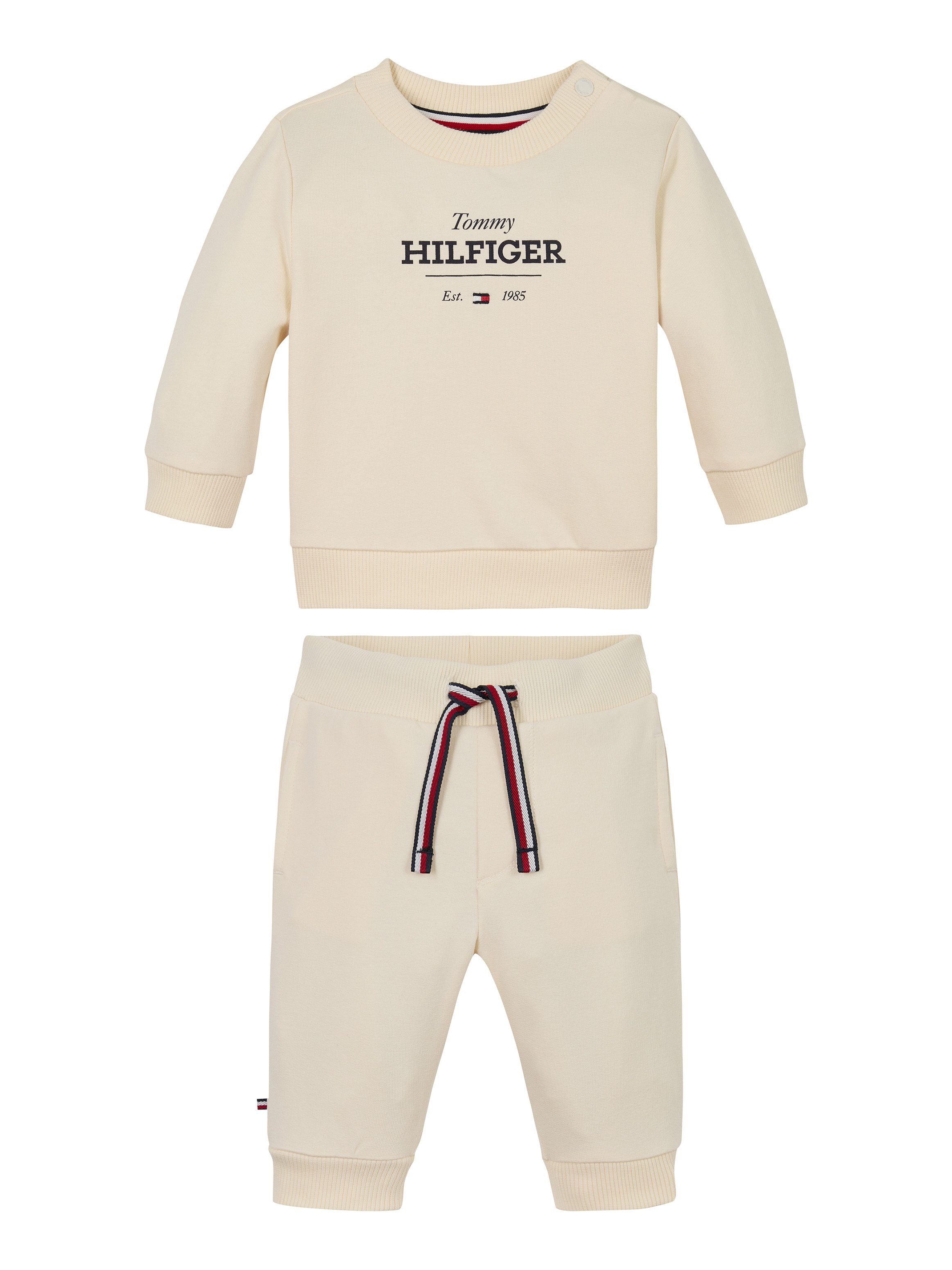 Tommy Hilfiger Shirt broek met logoprint (2-delig)