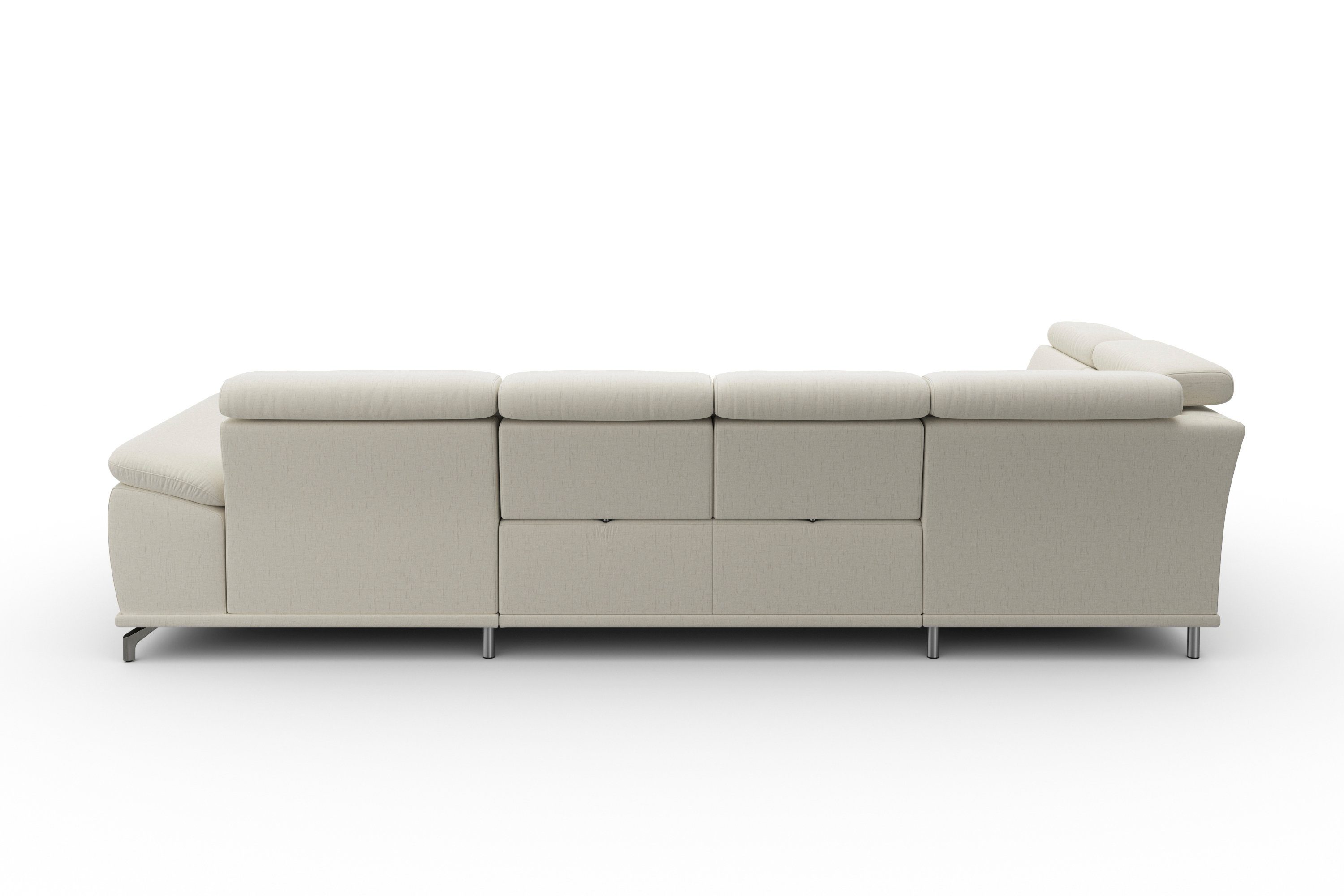 sit&more Zithoek Cabrio U-vorm, met zitdiepteverstelling, arm- en hoofdsteunverstelling