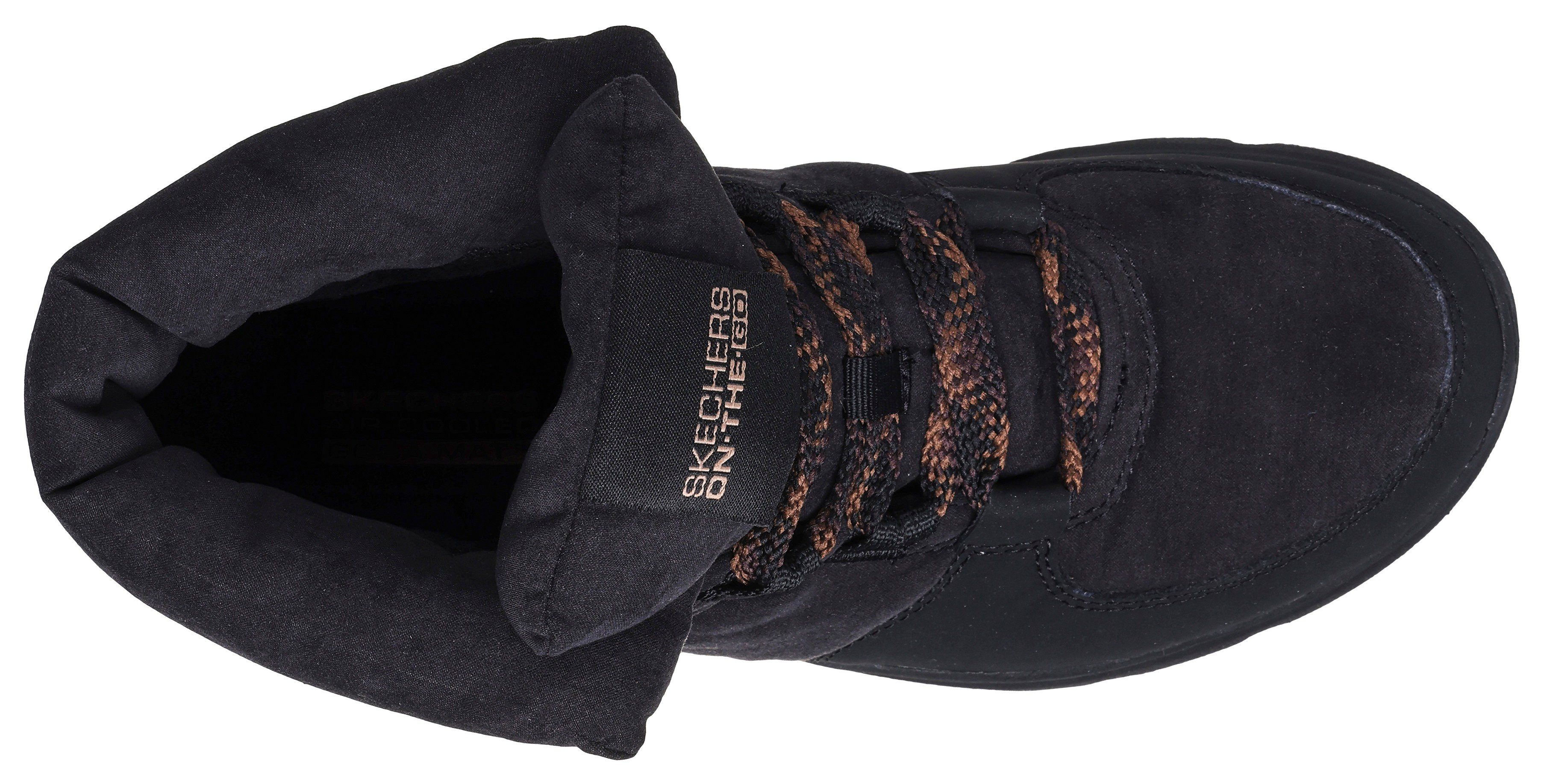 Skechers Winterlaarzen GLACIAL ULTRA-TREND UP met opvallende schachtvering