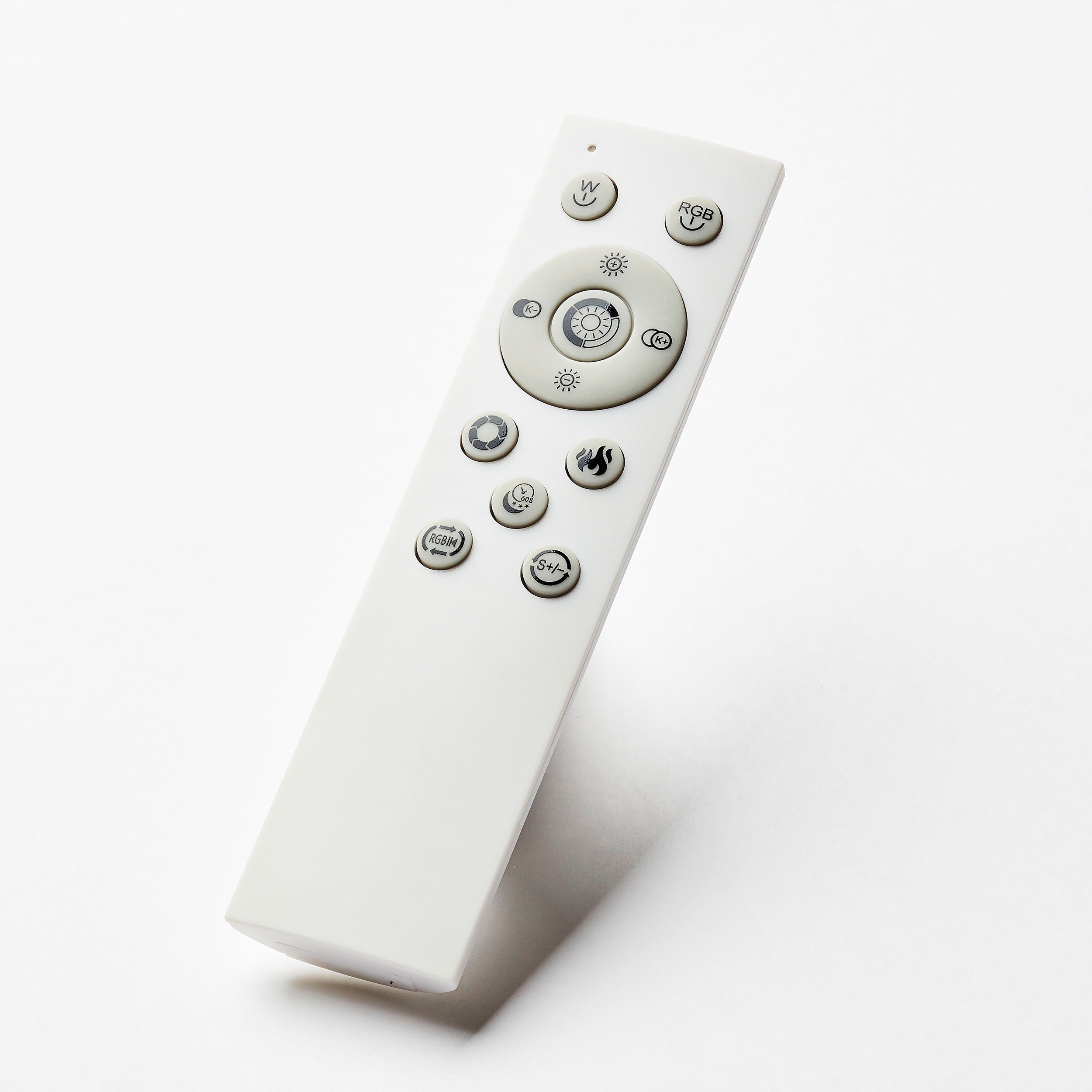 my home Led-plafondlamp Elliot 29,5 x 29,5 cm, 2200 lumen, 3000-6500 kelvin, wit/zwart (1 stuk)