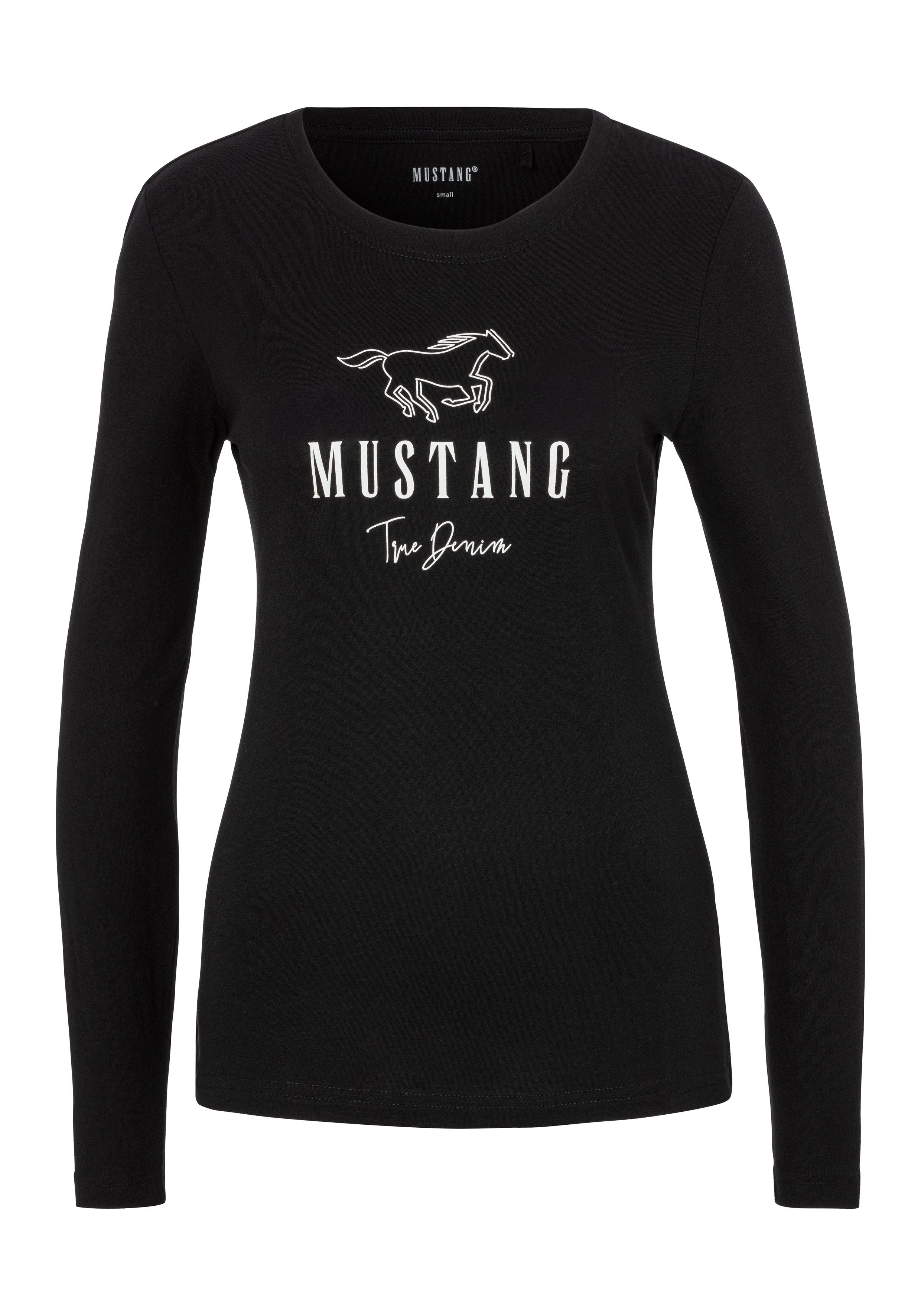 Mustang Shirt met lange mouwen Slim fit