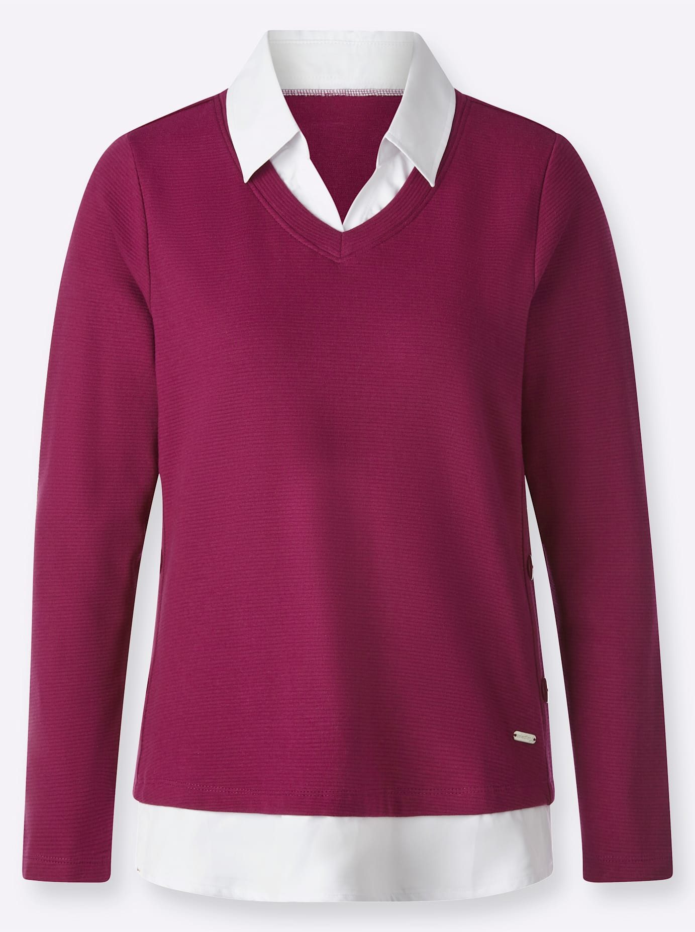 Casual Looks 2-in-1-shirt Shirt (1-delig)