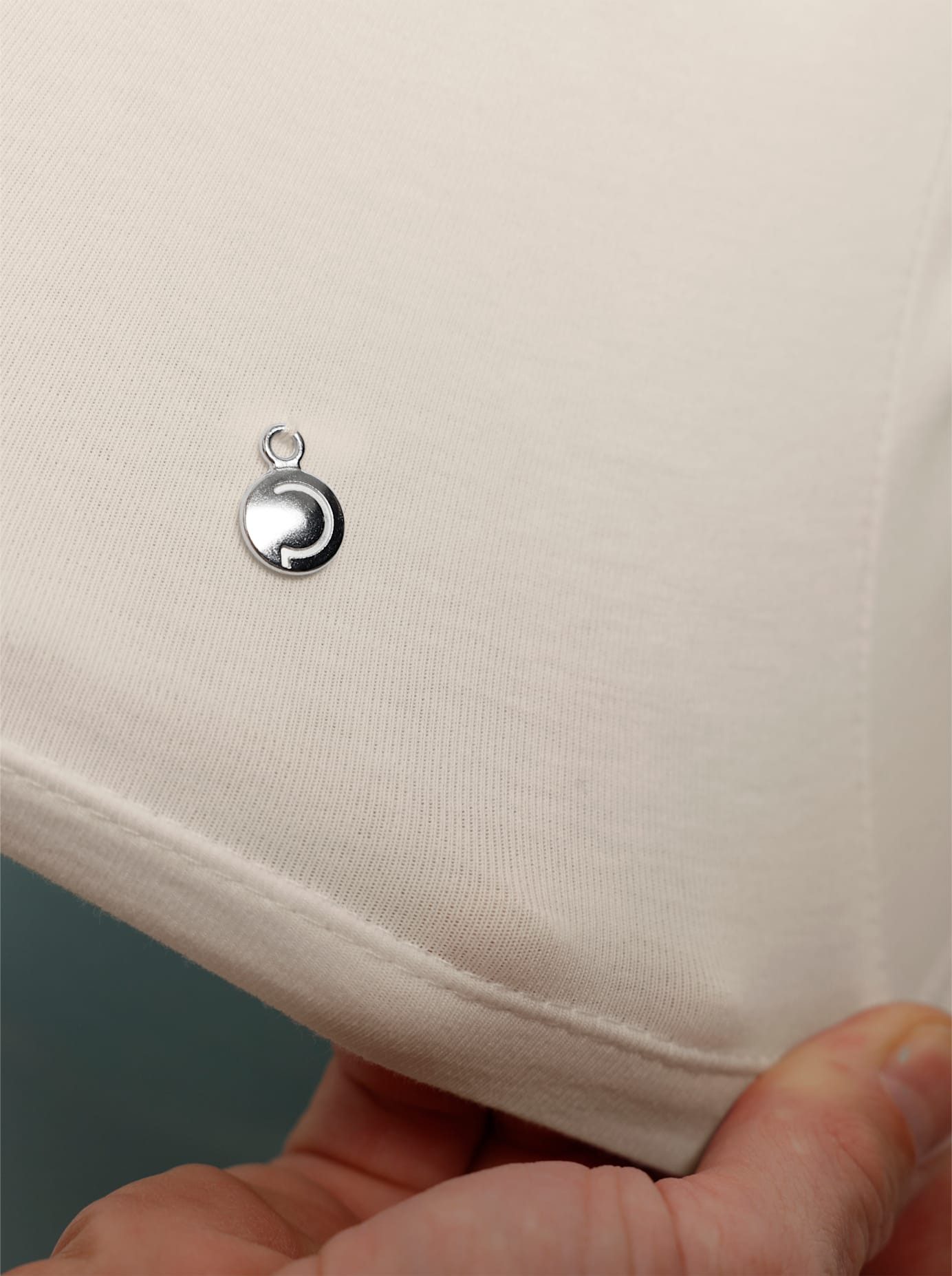 CREATION L PREMIUM Shirt met V-hals Pima-katoenen shirt (1-delig)