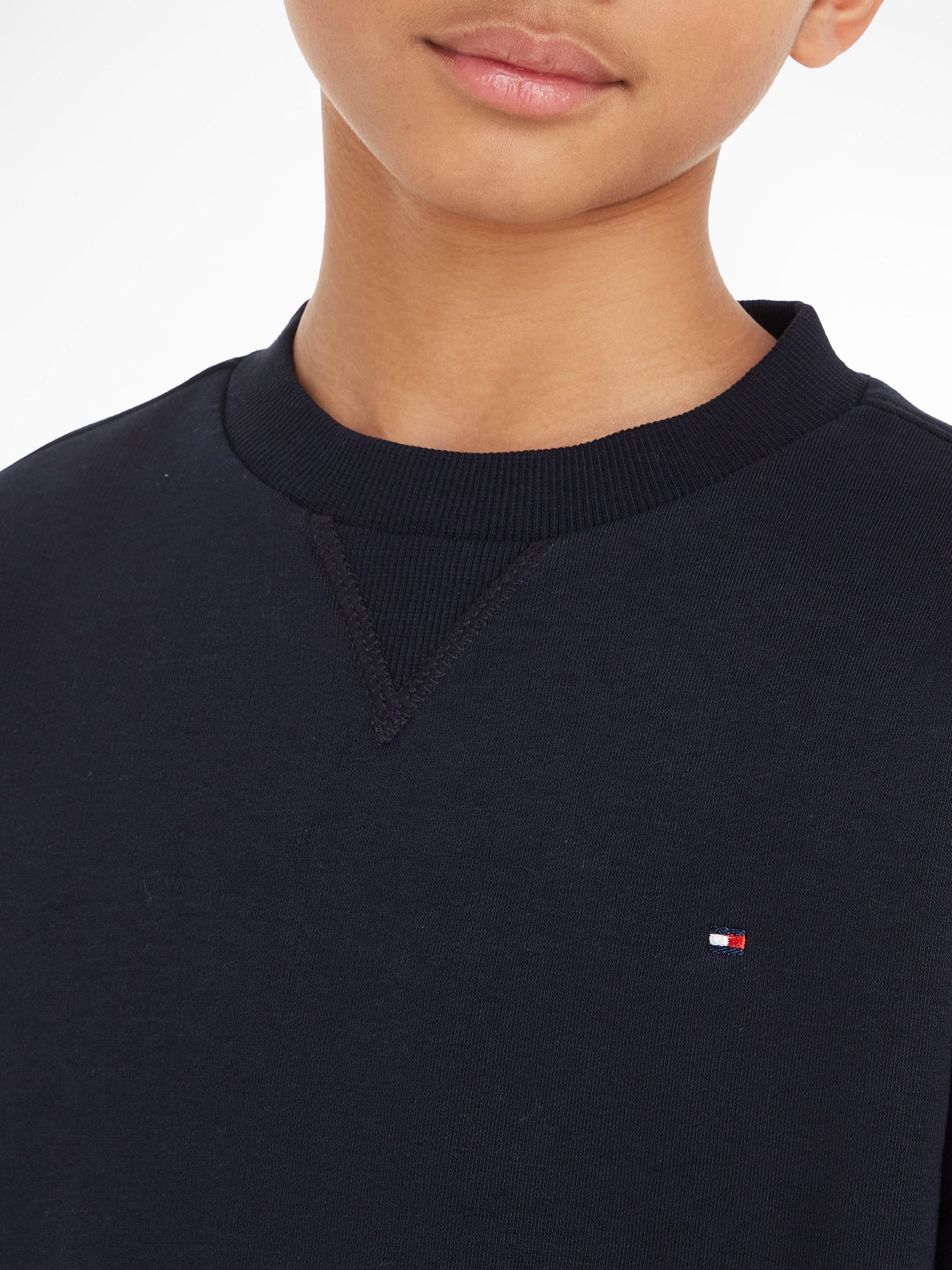 Tommy Hilfiger Sweatshirt U TIMELESS SWEATSHIRT Kinderen tot 16 jaar, logo-vlag, ronde hals