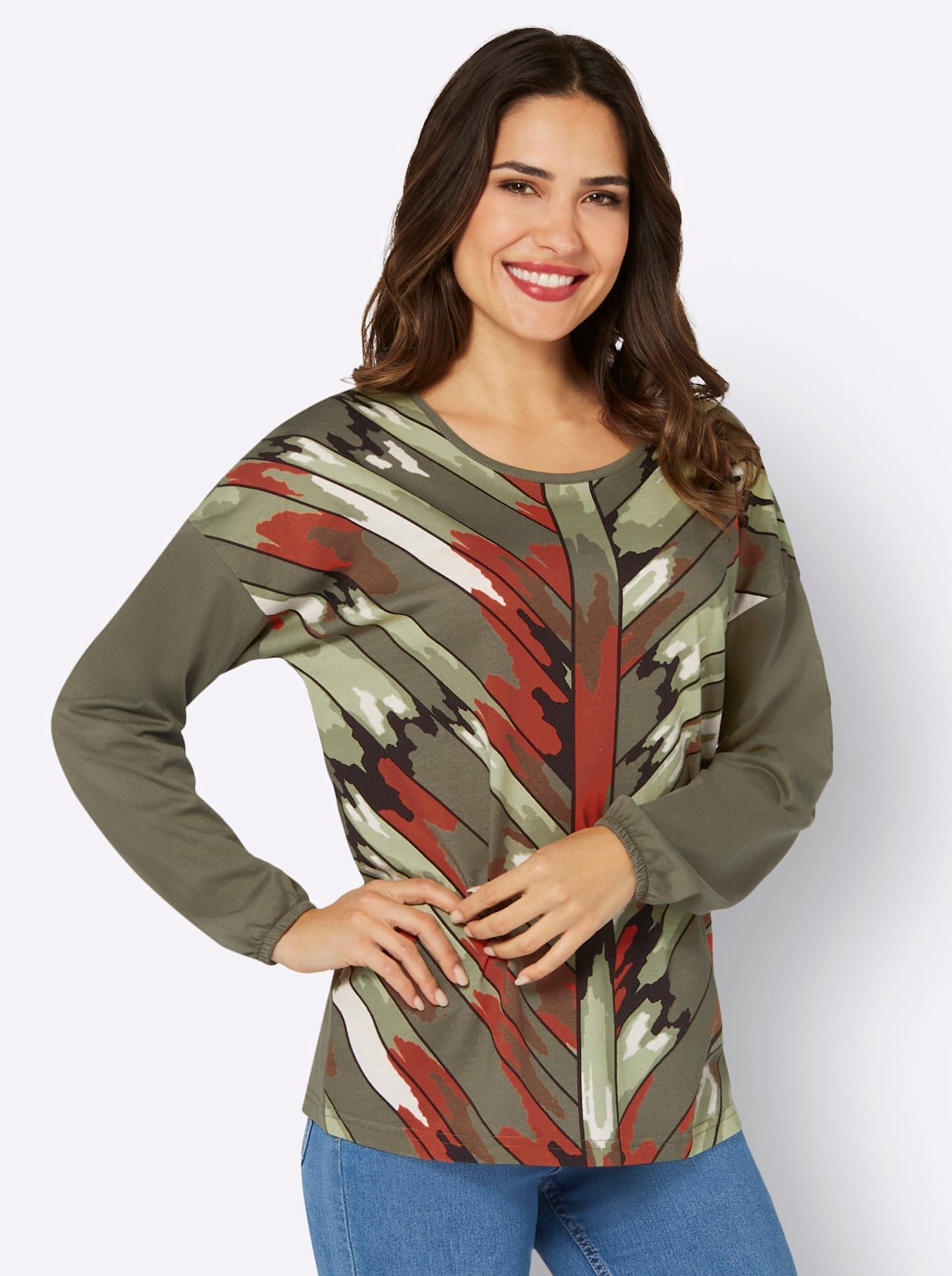 Classic Basics Shirt met lange mouwen (1-delig)