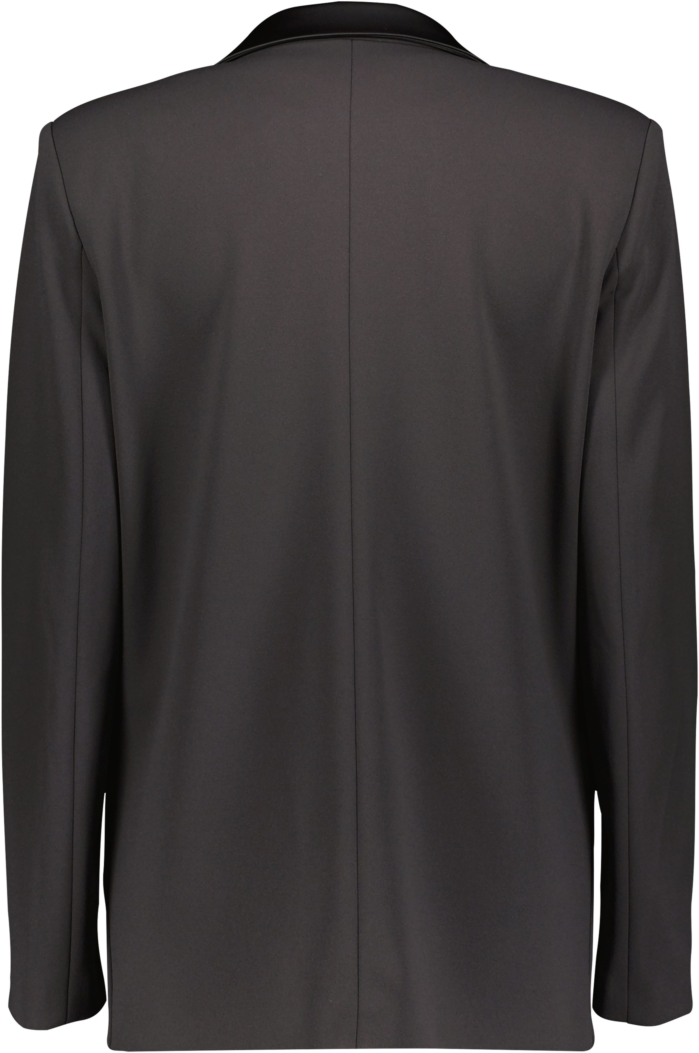 IMPERIAL Lange blazer met satijnen details en stretch