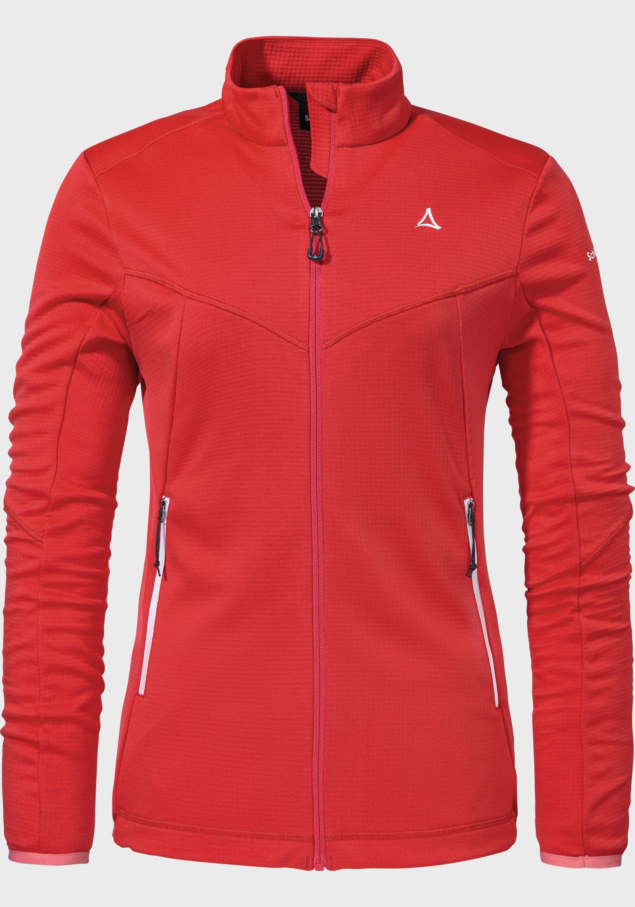 Schöffel Fleecejack Fleece Jacket Svardalen L dames fleece vesten maat 46 rood