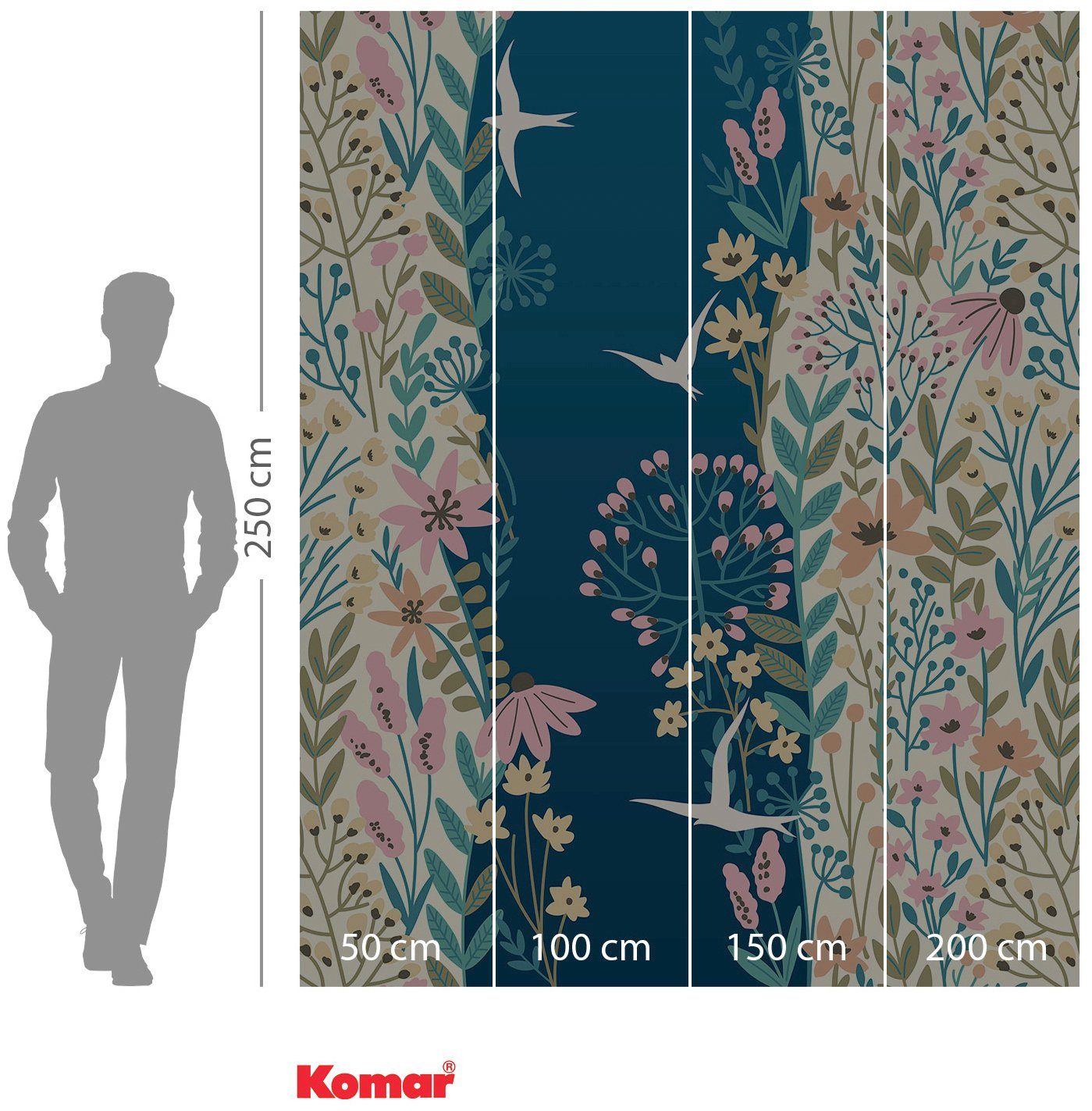 Komar Vliesbehang Digitale print vlies - Canyon of Dreams - Afmeting 200 x 250 cm (1 stuk)