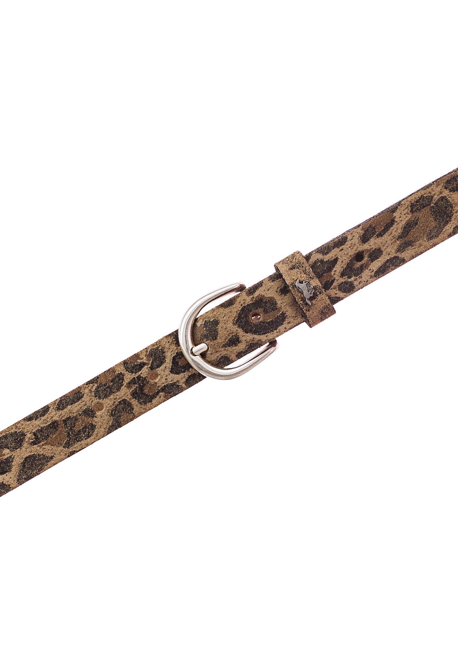 MUSTANG Leren riem Modieuze dierenprint, 2,5 cm (1 stuk)