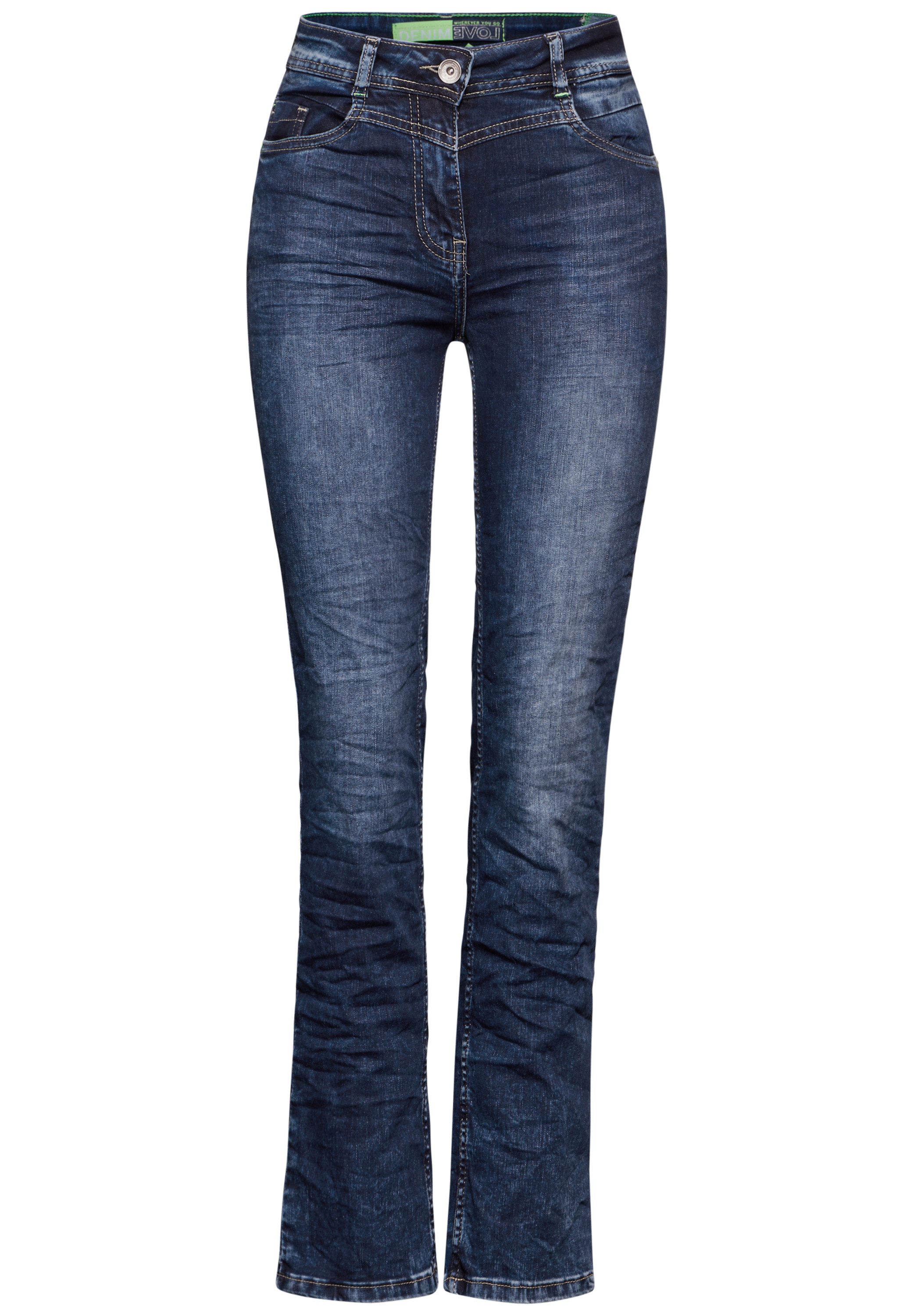 Cecil Slim fit jeans Stijl Toronto in de four-pocket stijl