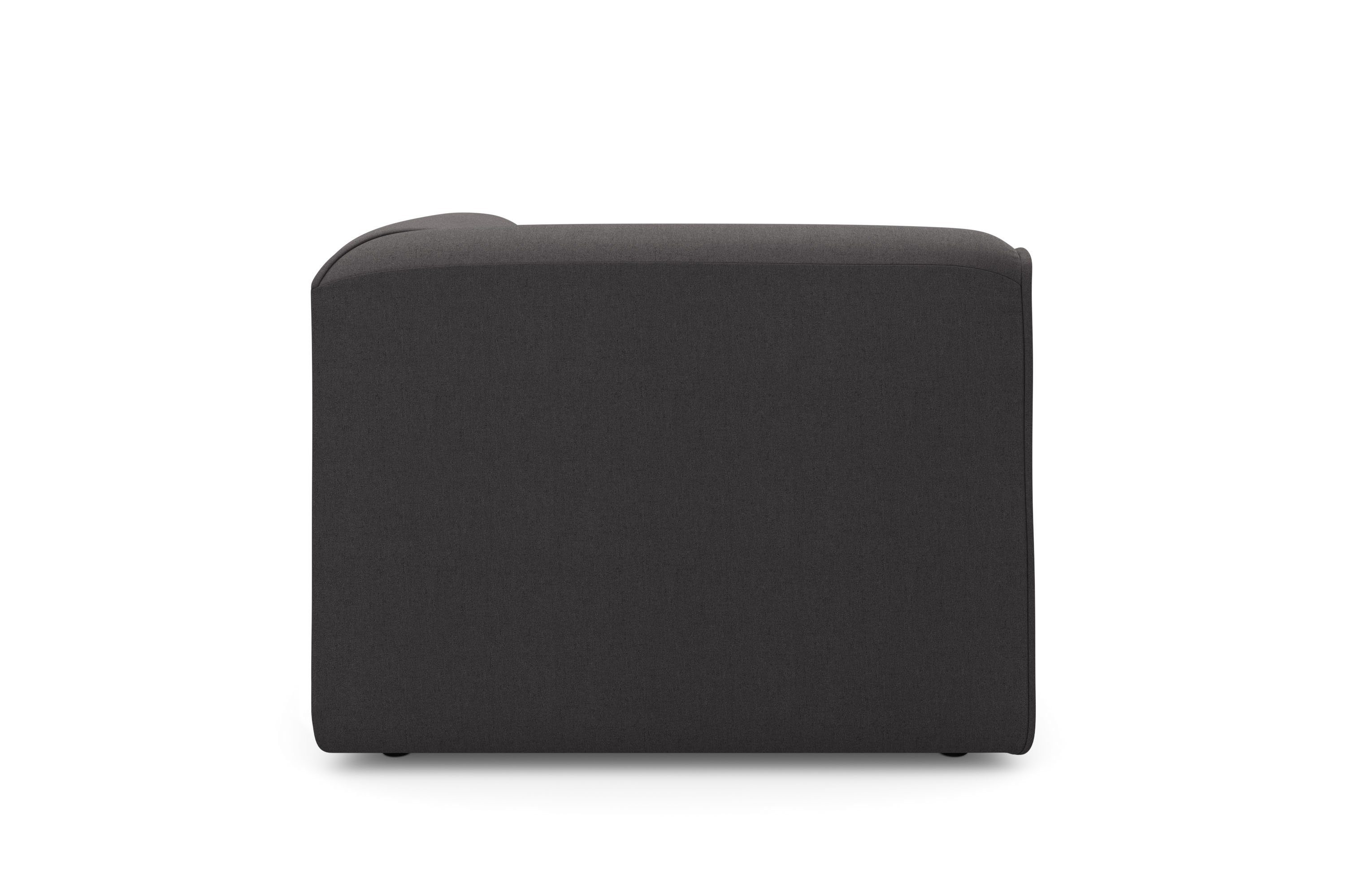 RAUM.ID Bank-hoekelement Merid, sofa-element, afmetingen B/D/H: 97/97/46 cm als module of apart te gebruiken, voor individuele samenstelling