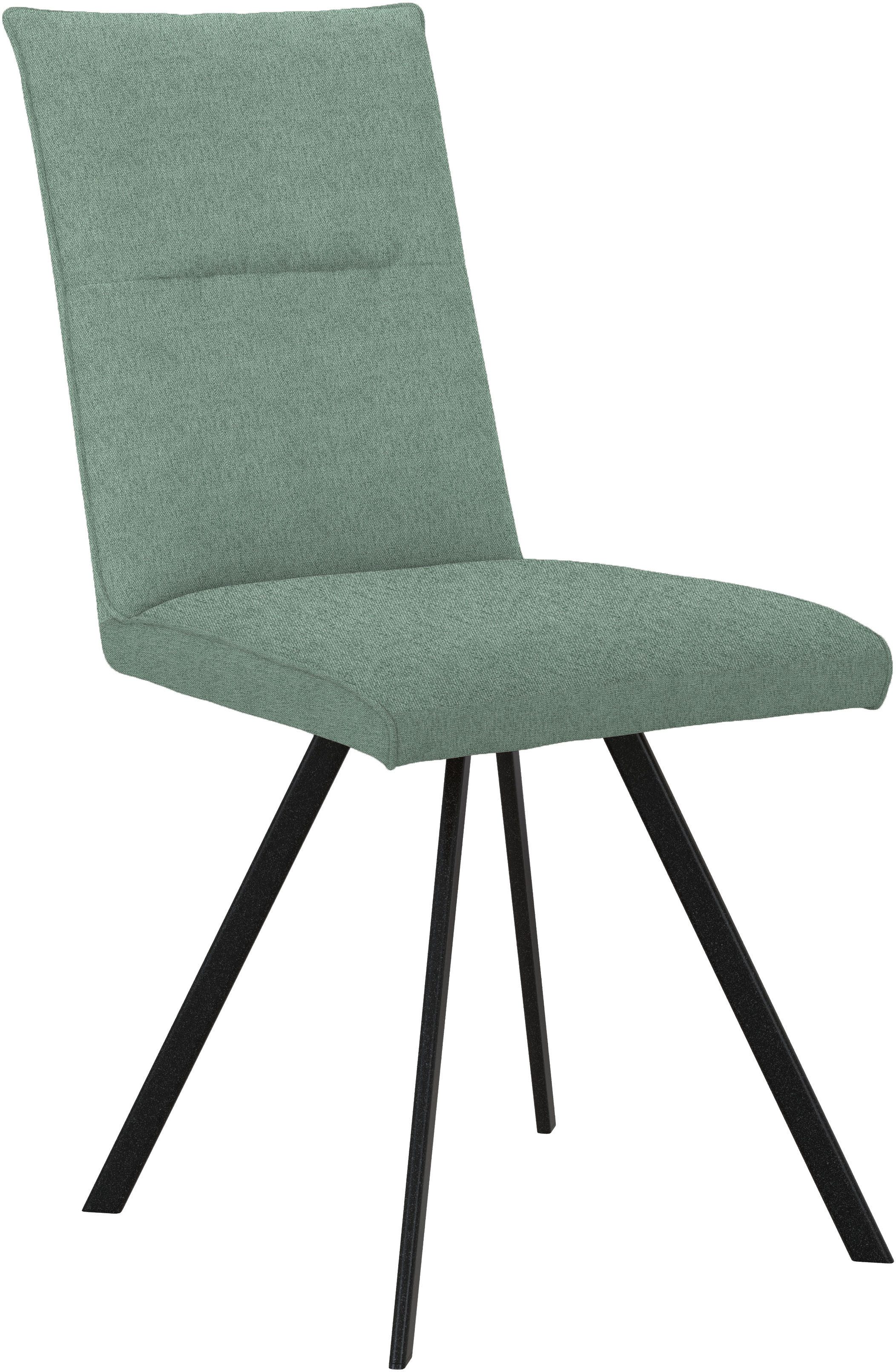 Home affaire Stoel met 4 poten Sava Metalen frame (set, 2 stuks)