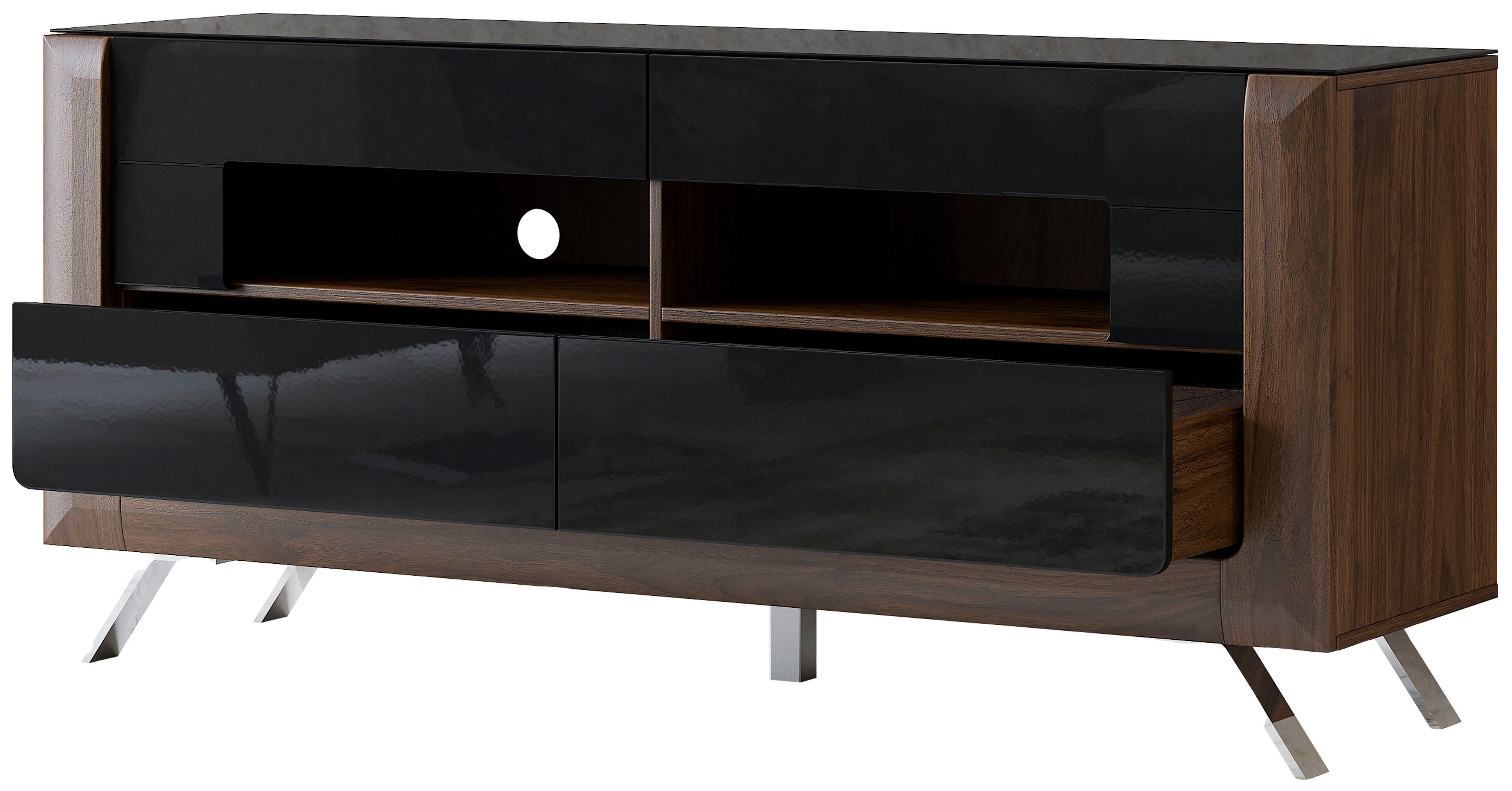 Leonique Tv-meubel Kasai Breedte 160,5 cm, met 2 laden