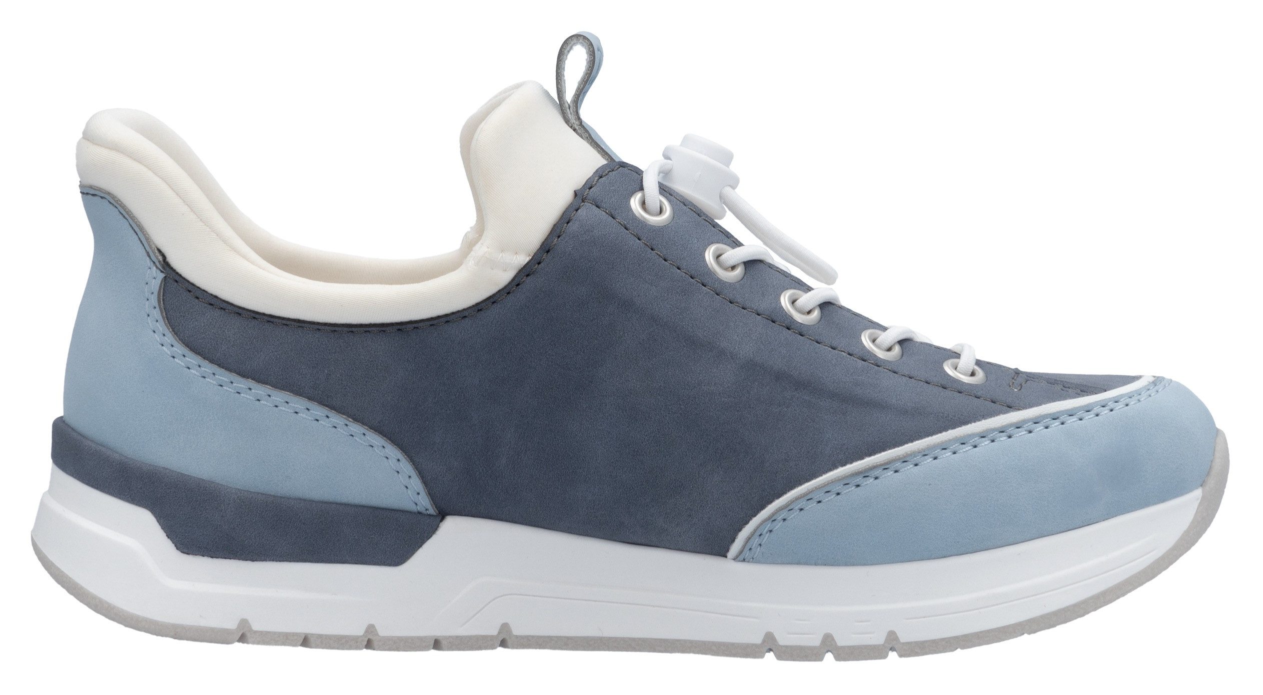 Rieker Slip-on sneakers , instapschoen, lage schoen, vrijetijdsschoen met zachte schacht