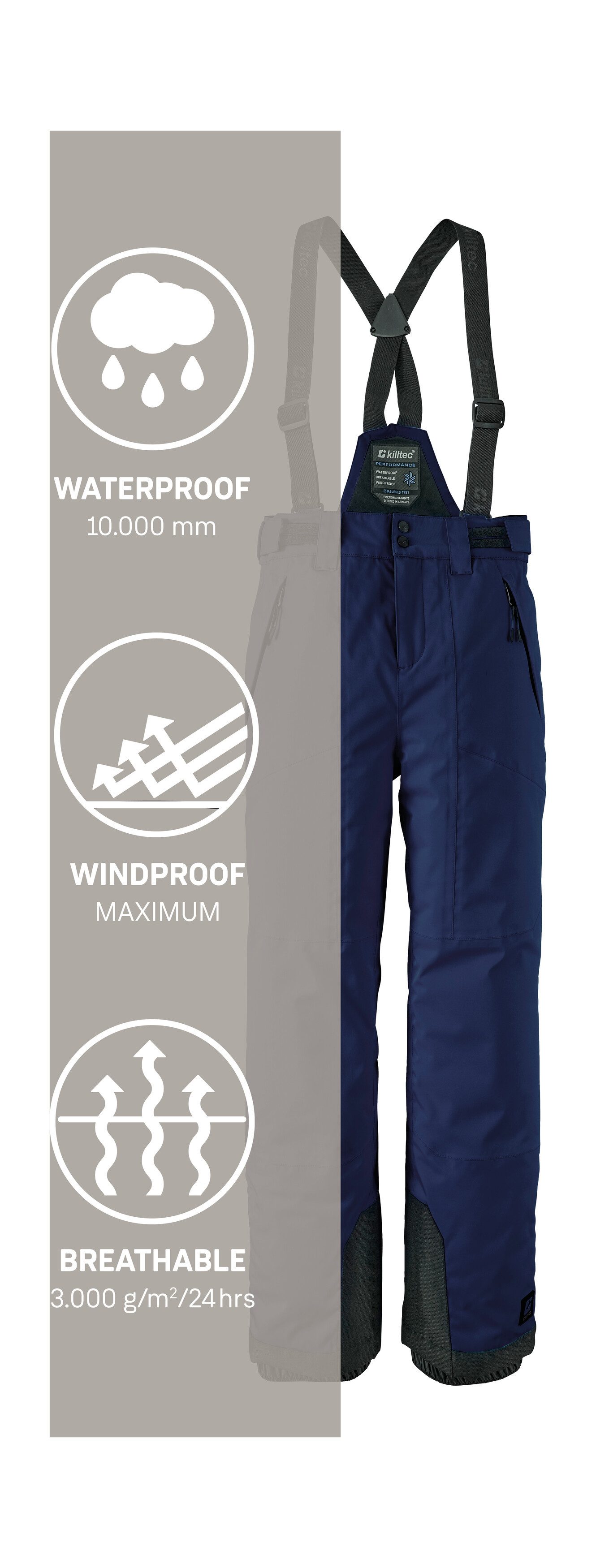 Killtec Skibroek Meisjes skiebroek 242
