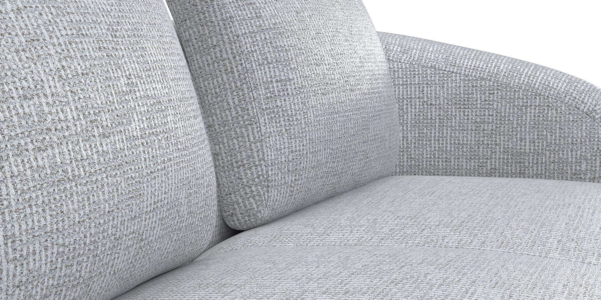 FLEXLUX Zithoek Torino, rond, L-vorm, bankhoek met recamière, longchair-sofa