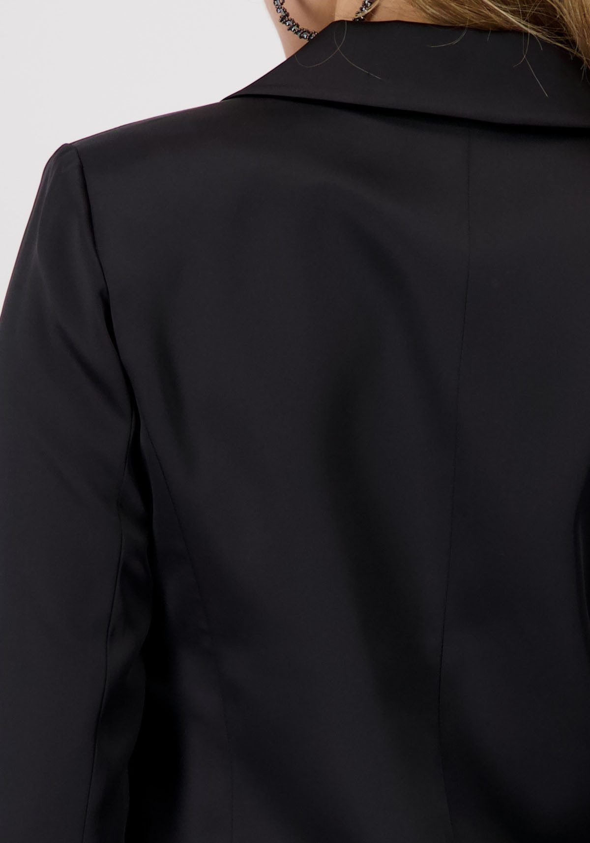 Monari Korte blazer met opgestikte klepzakken