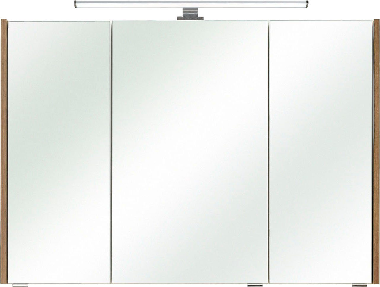 Saphir Spiegelkast Quickset 362 Badkamermeubel, 3 spiegeldeuren, 6 planken, 100 cm breed