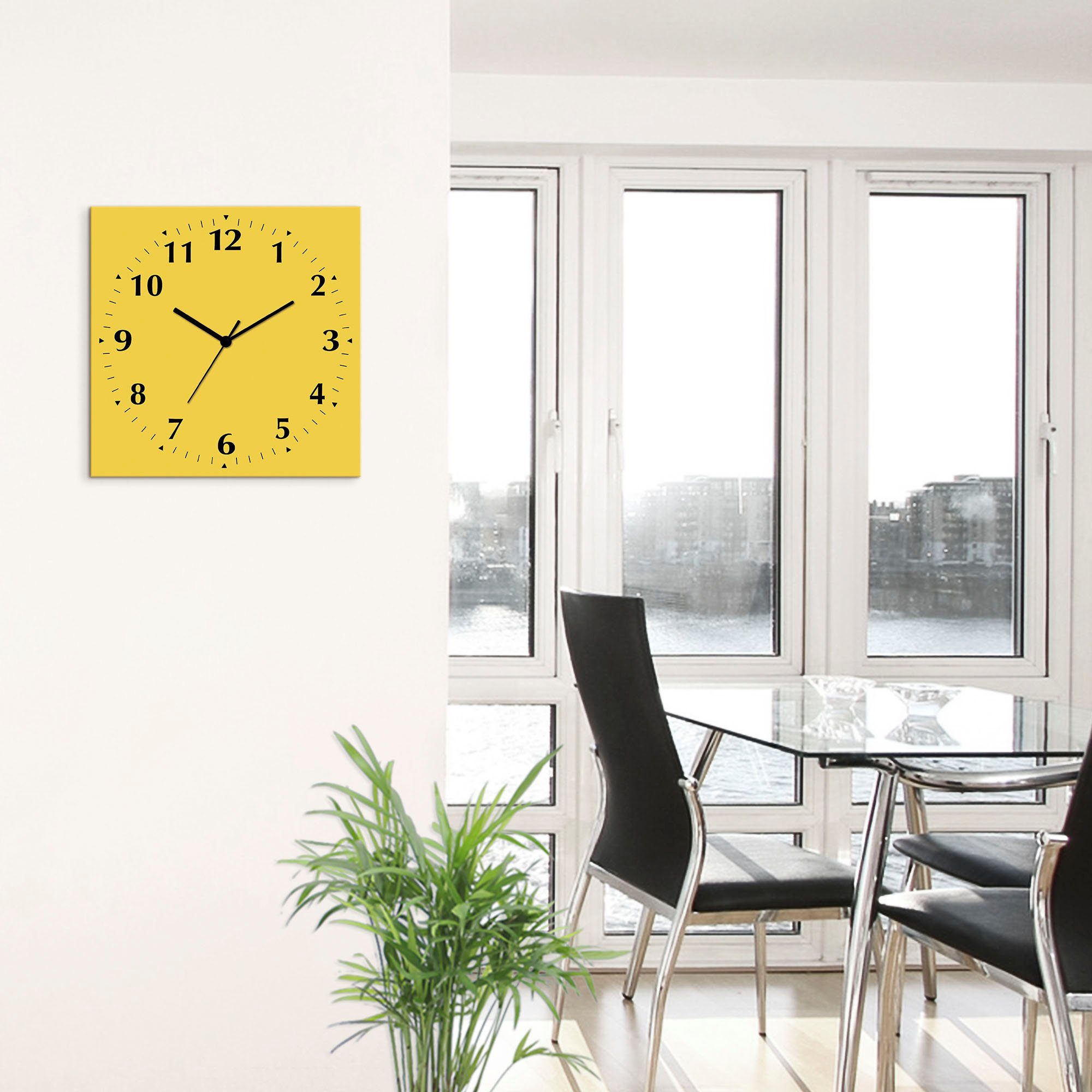 Artland Wandklok Uni trendkleuren optioneel verkrijgbaar met kwarts- of radiografisch uurwerk, geruisloos zonder tikkend geluid