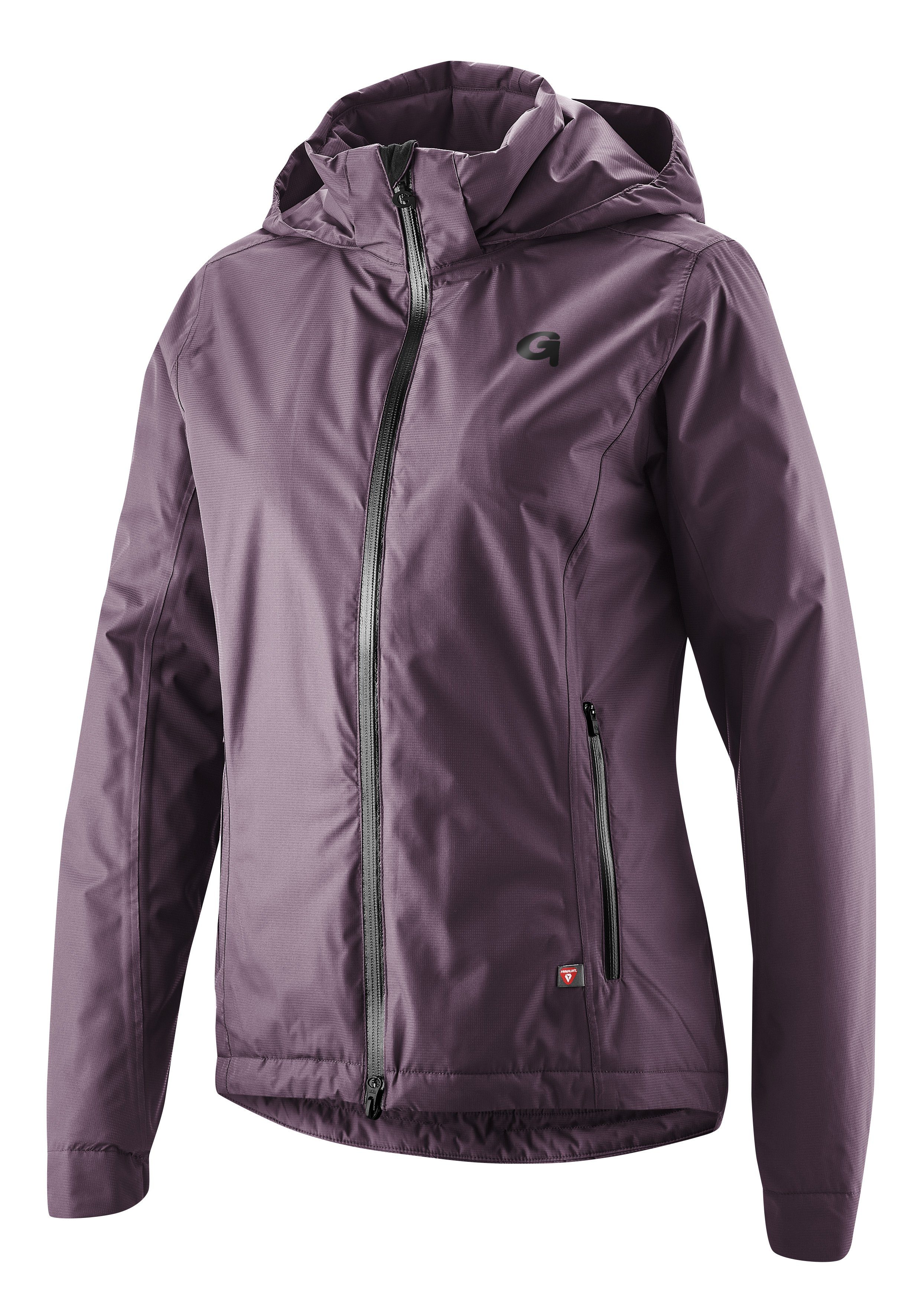 Gonso Fietsjack Save Jacket Therm W Dames regenjack wind- en waterdicht, fietsjack met capuchon