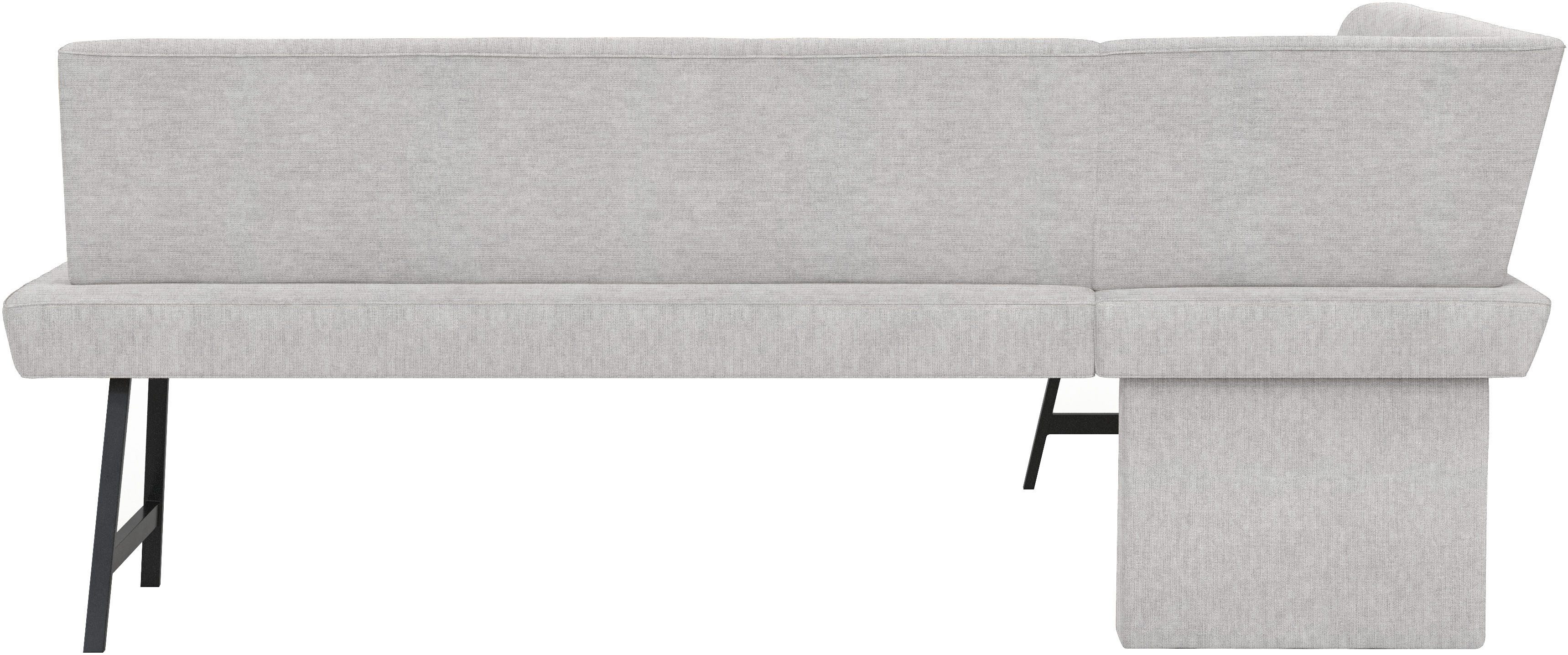 Home affaire Eethoek Sava Hoekbank met nosagvering in de zitting, massief eiken tafel (set, 4-delig)