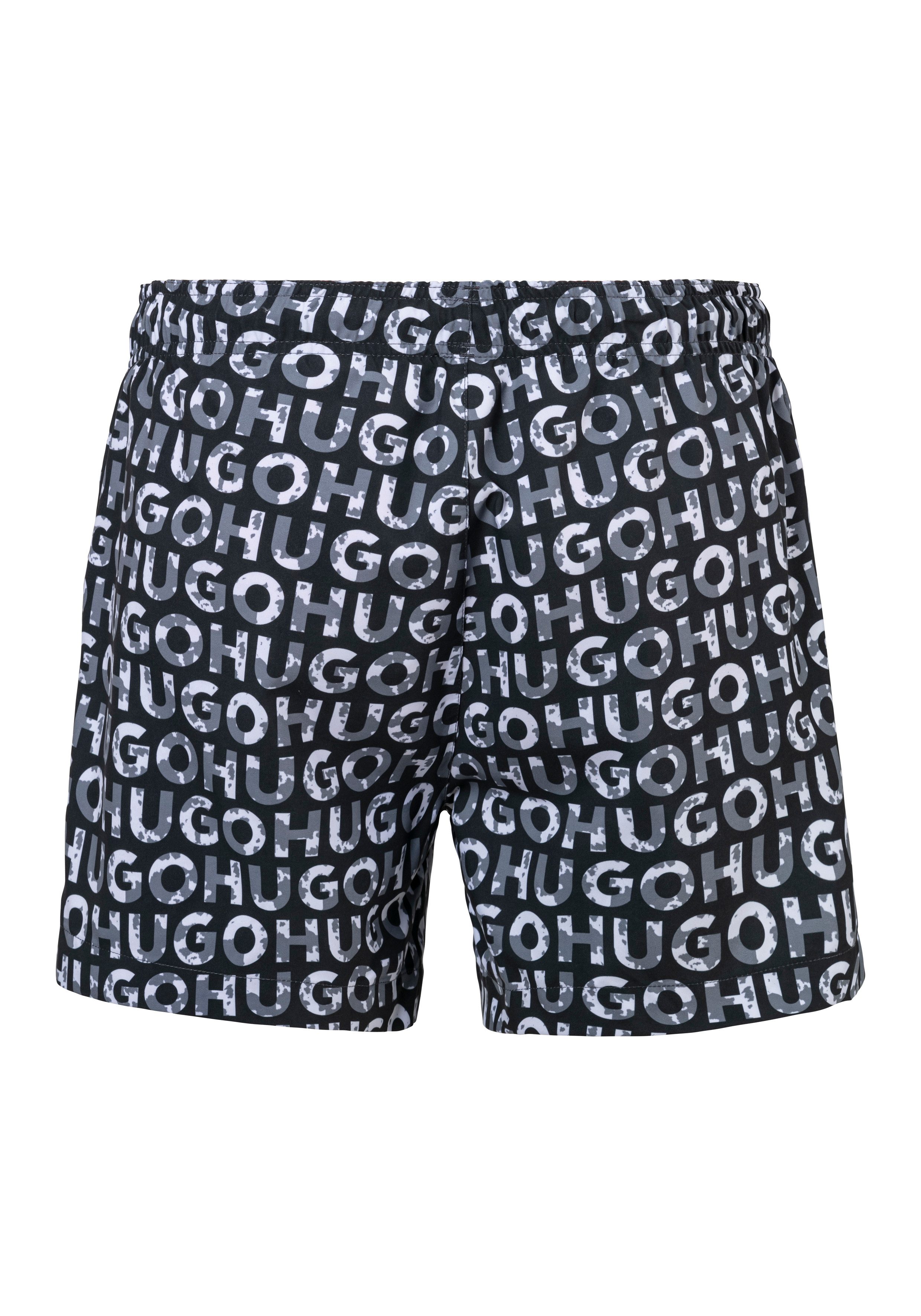 HUGO underwear Zwemshort Tortuga met print