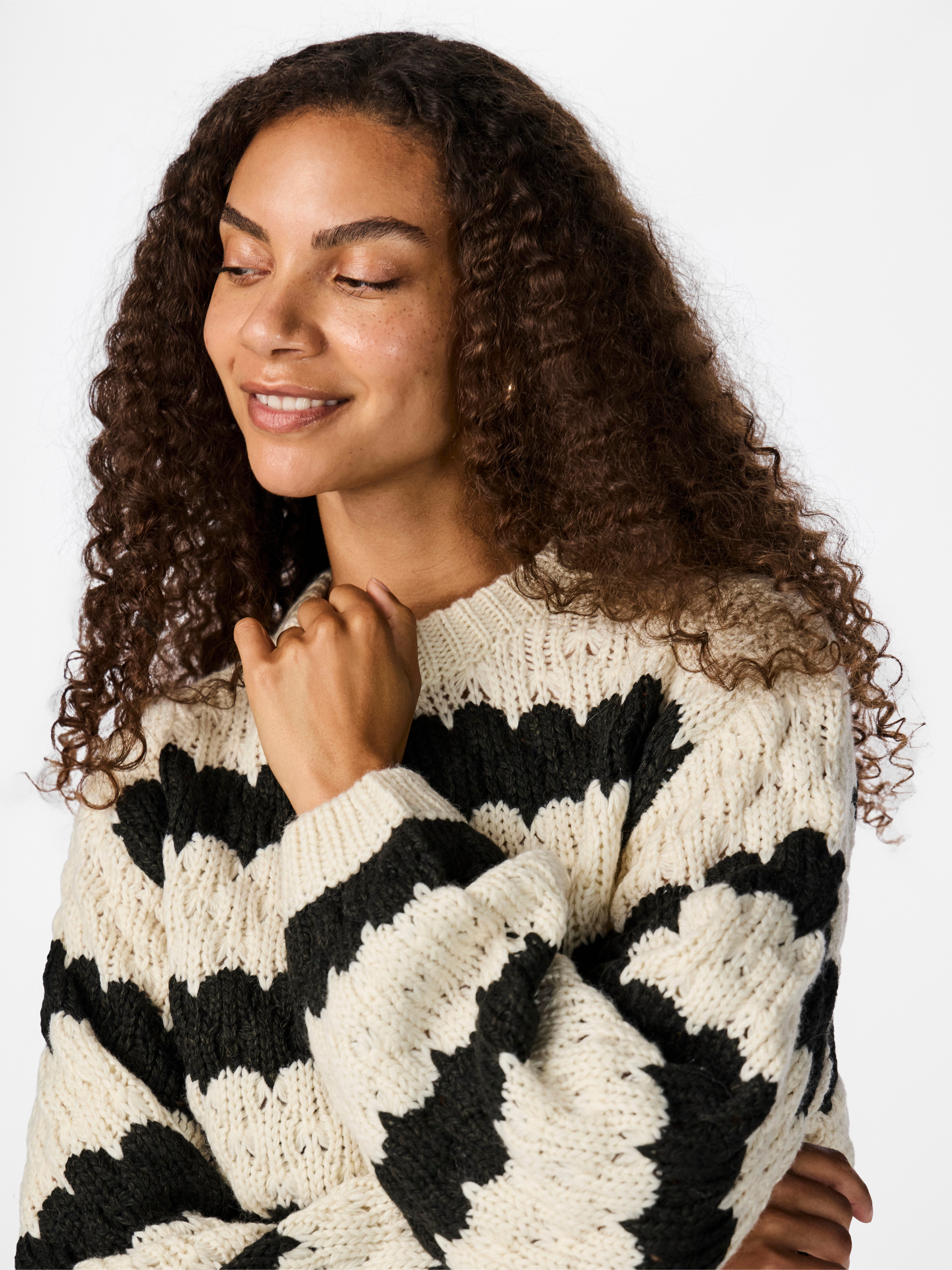 Y.A.S Gebreide trui YASBUBBA LS KNIT PULLOVER S. NOOS