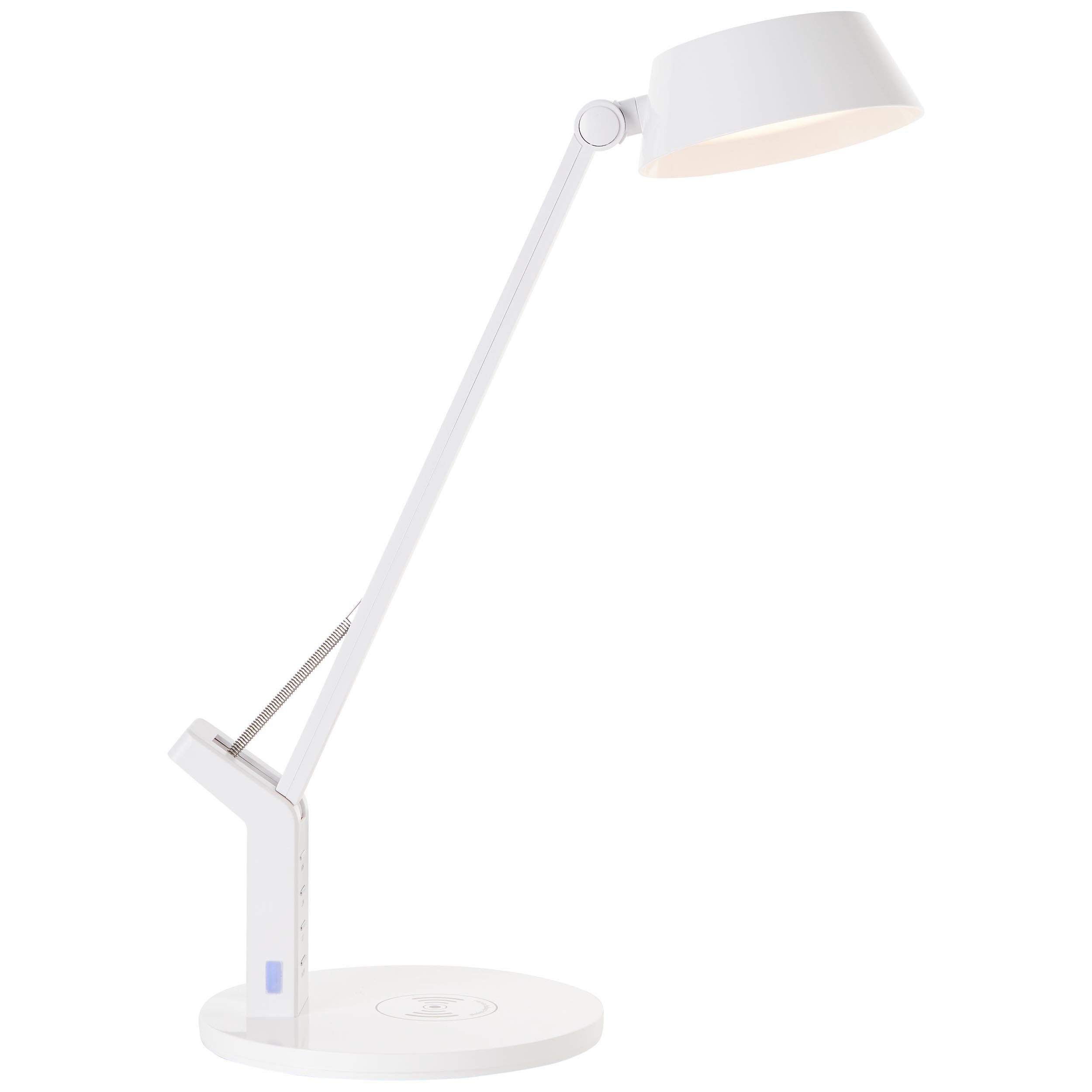 Brilliant Leuchten Tafellamp KAILA Led tafellamp met Inductielader wit (1 stuk)