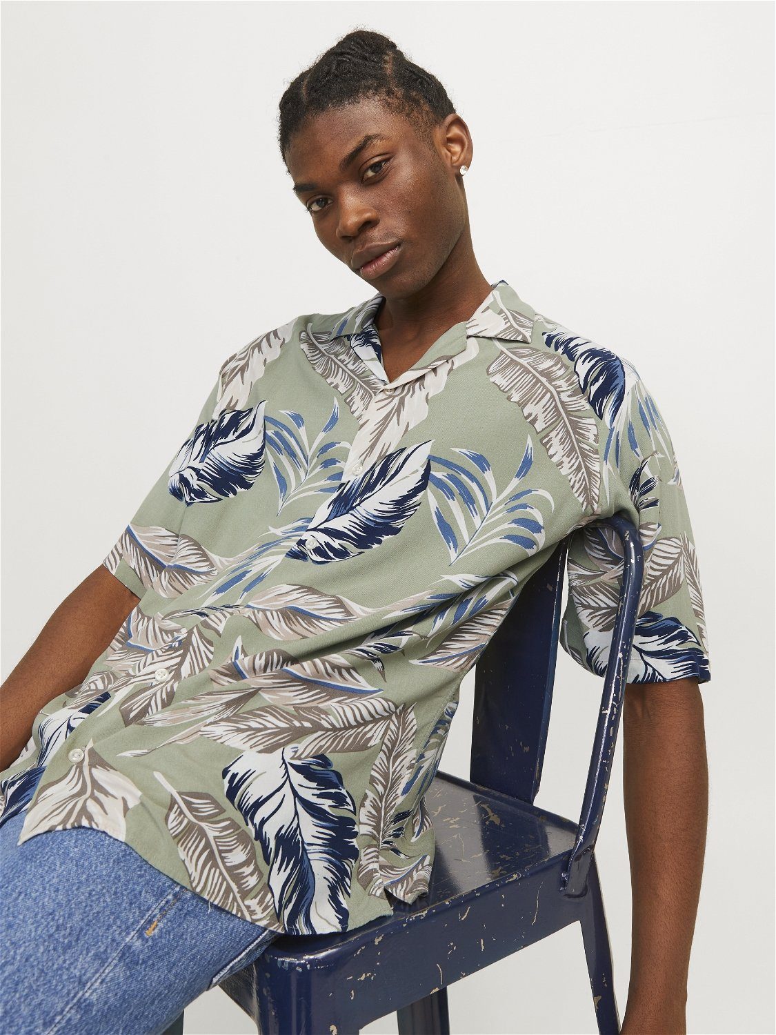 Jack & Jones Hawaï-overhemd JJEJEFF AOP RESORT SHIRT SS SN