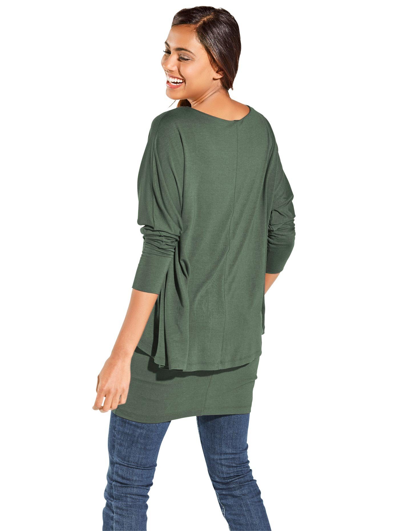 heine Shirt met ronde hals (1-delig)