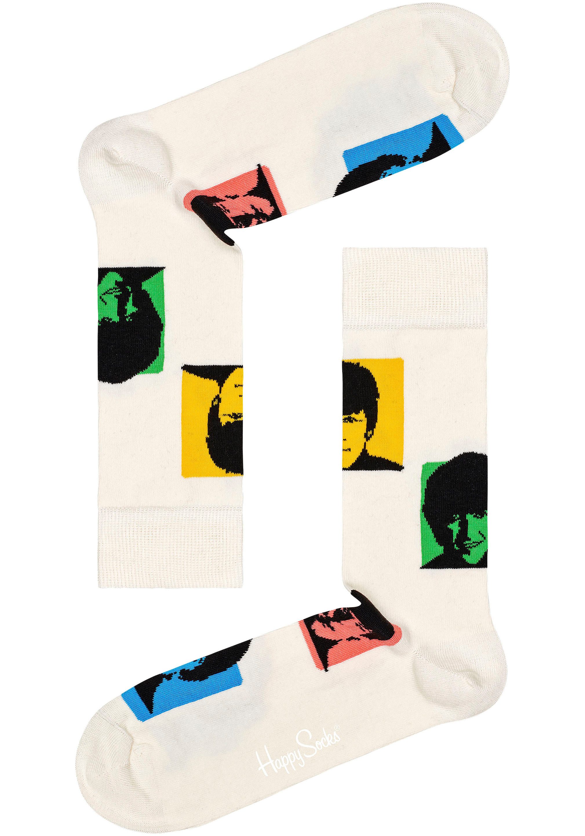 Happy Socks Lange sokken met u-boot-patroon (Set van 2)
