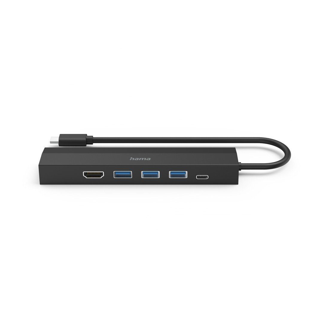 Hama USB-adapter USB-C multiport hub voor laptop met 6 poorten, USB-A, USB-C, HDMI, LAN (1 stuk)