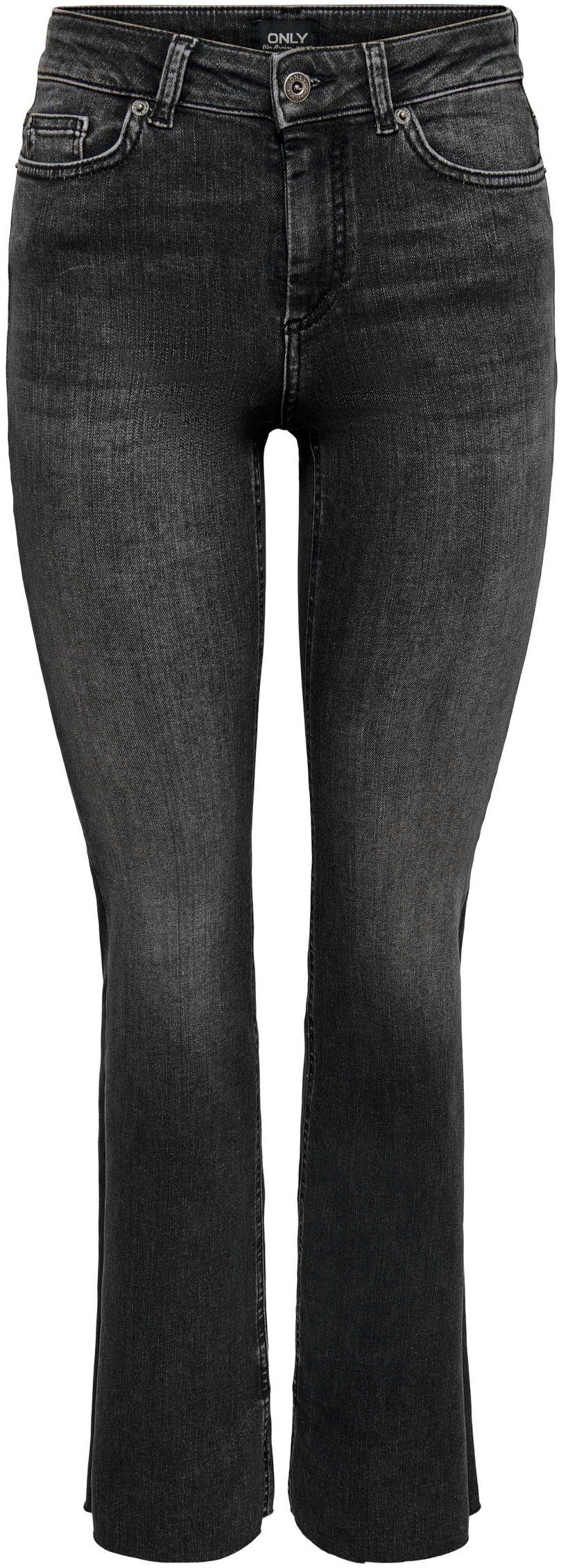 Only Bootcut jeans ONLBLUSH HW SLIT FLR RAW DNM