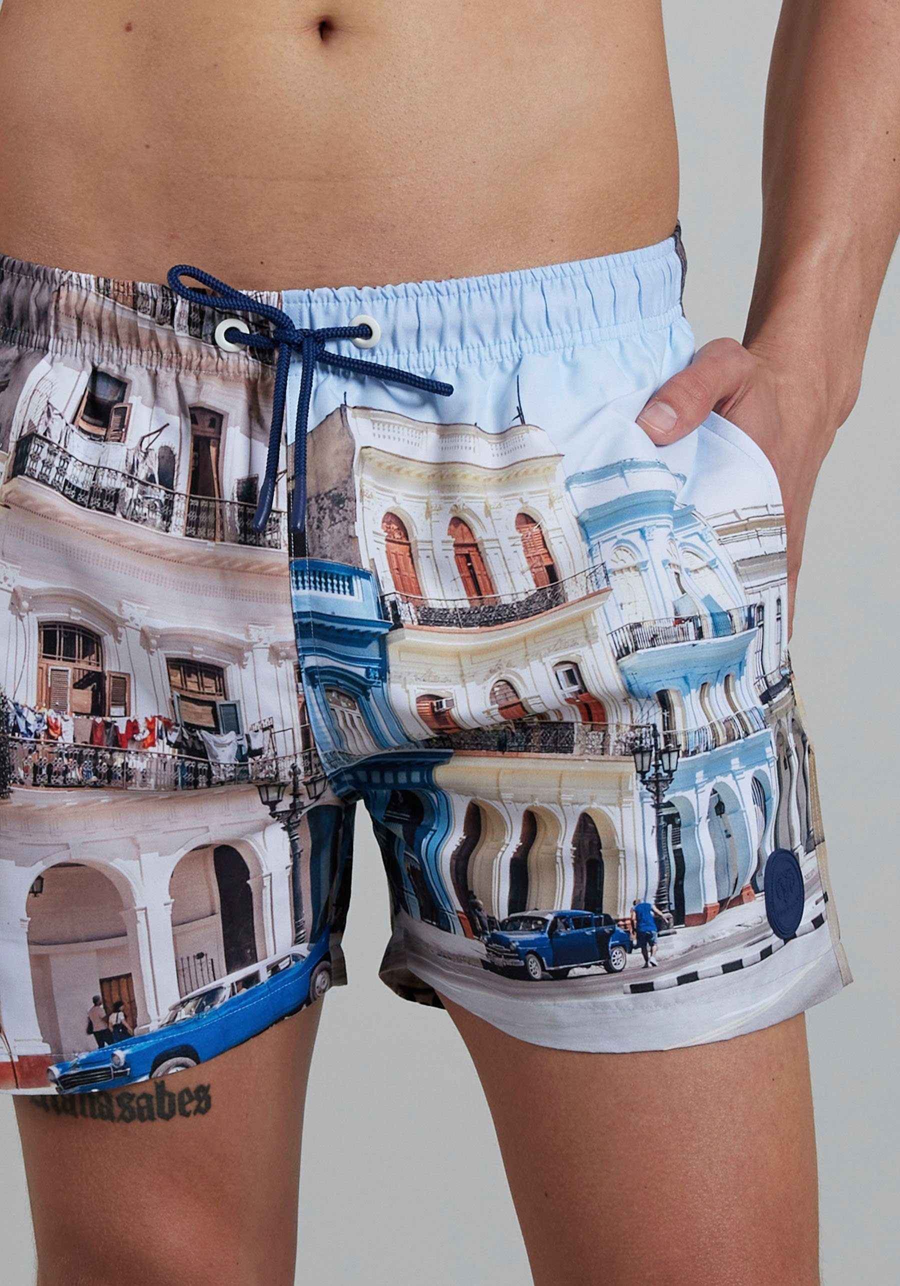 CECEBA Zwemshort met geweldige print voor warme zomerdagen