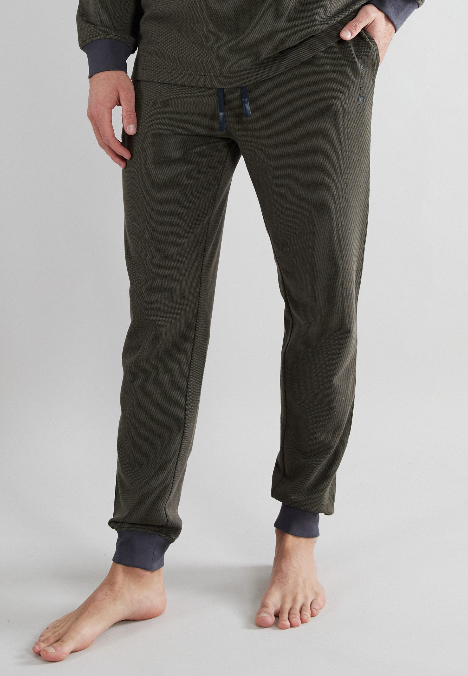 Tom Tailor Pyjamabroek Dallas met elastische voetzomen