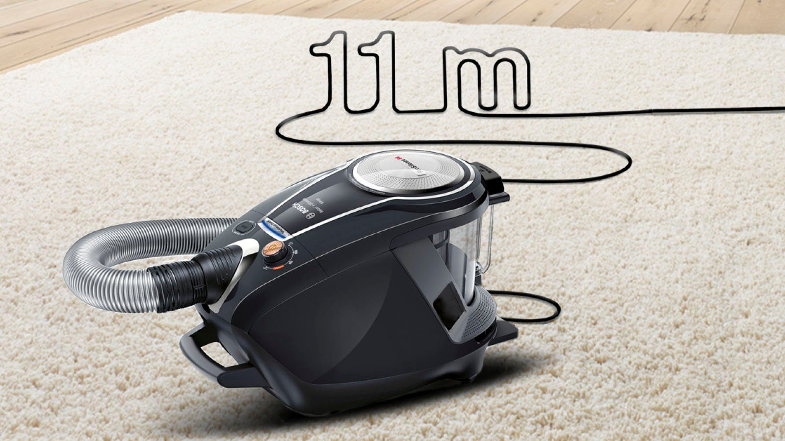 BOSCH Stofzuiger Serie 8 ProSilence BGS7MS64, hygiënefilter, 10 jaar garantie op de motor