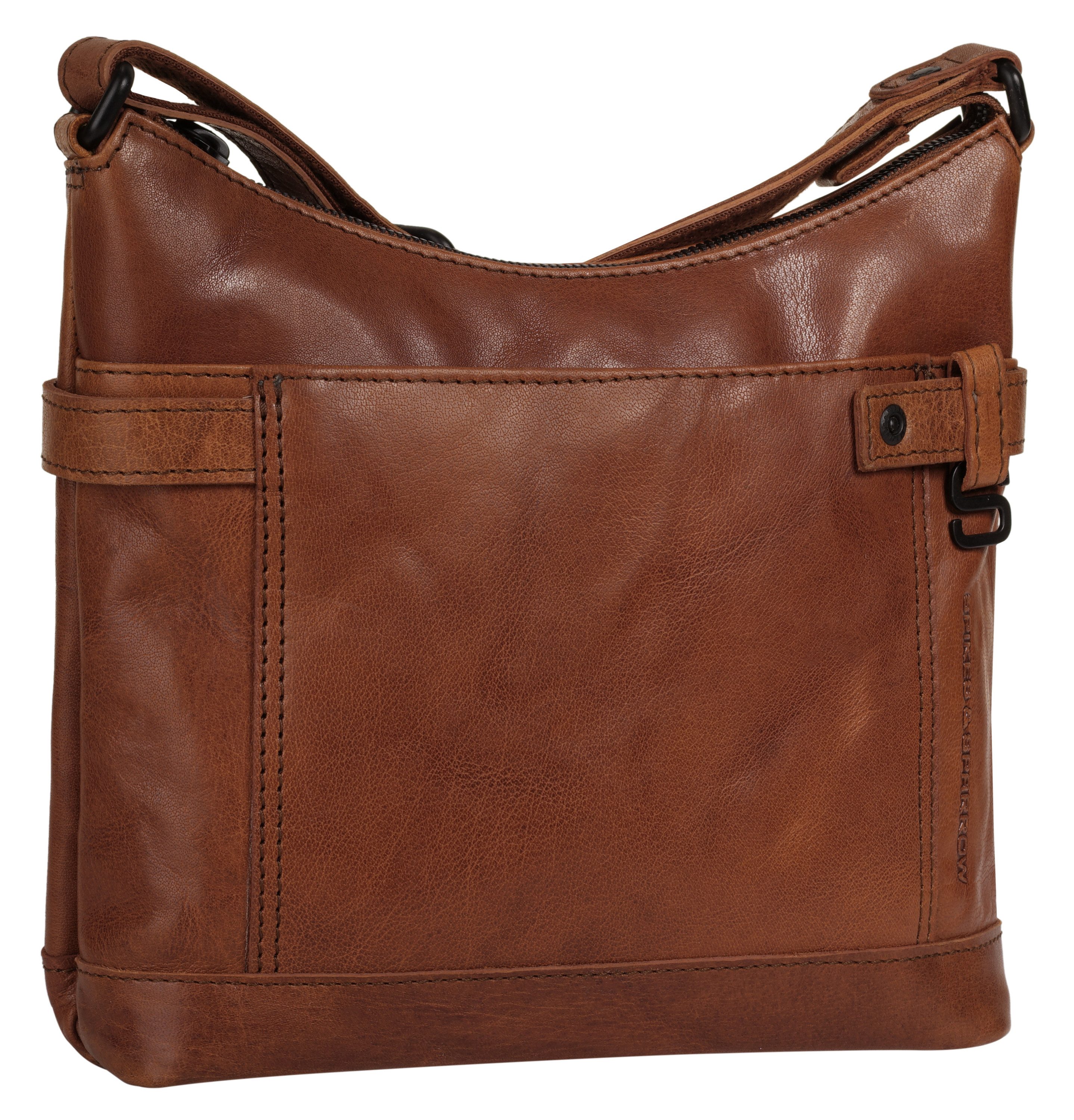 Spikes & Sparrow Schoudertas echt leder